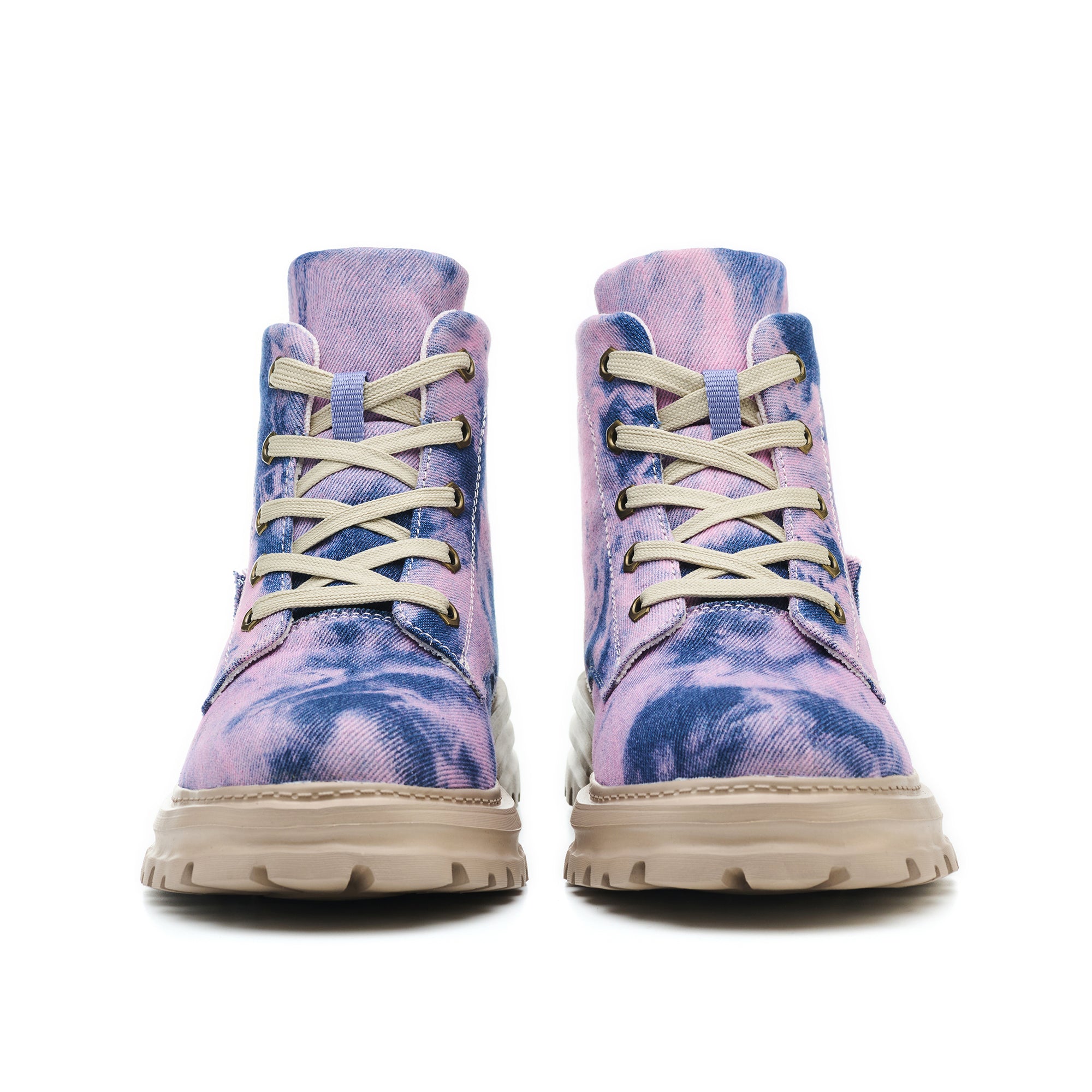 Women's Canvas Steel Toe Work Boots - Slip Resistant | B335