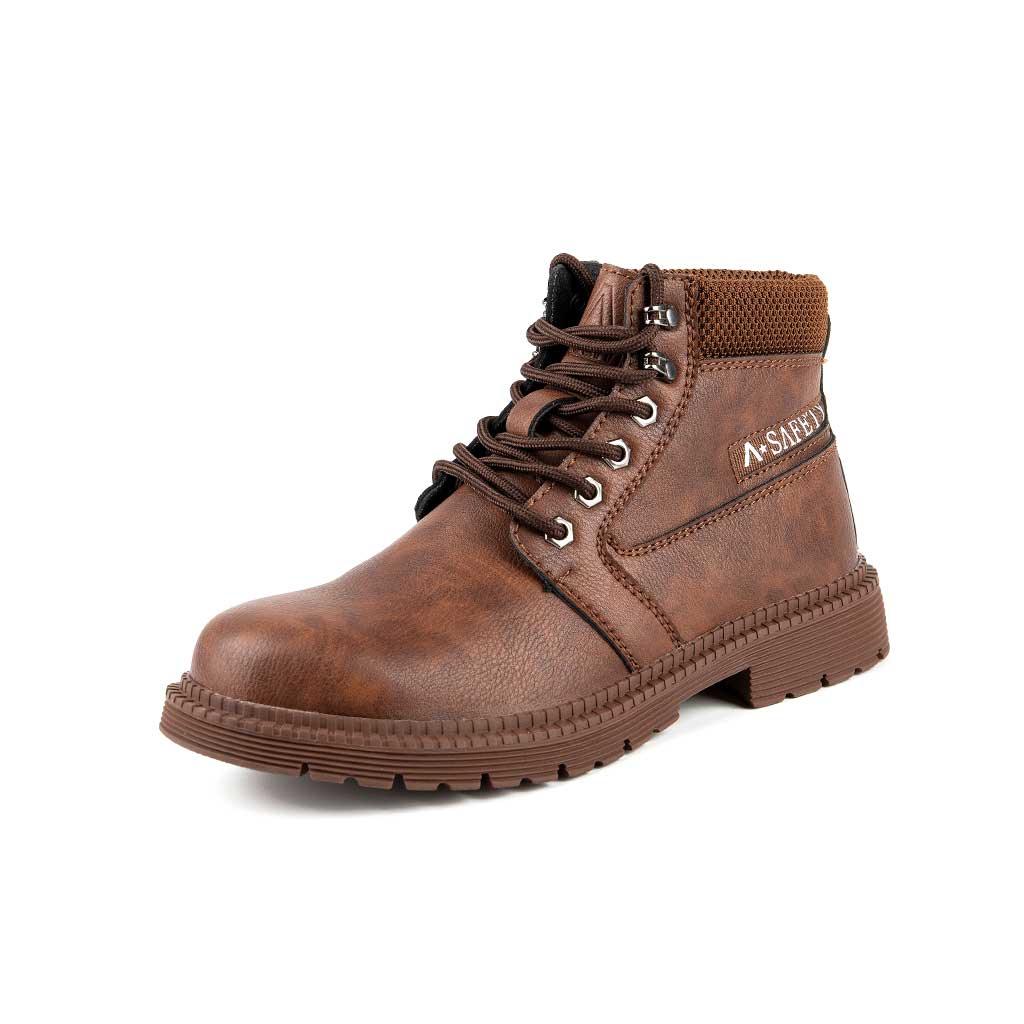 Men's 6" Steel Toe Boots - Rubber Sole | B078