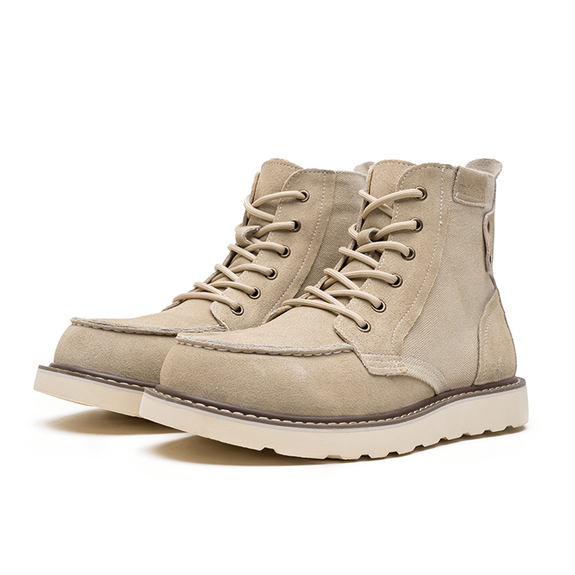 Men's 6" Moc-Toe Wedge Boots - Heritage Suede | C003