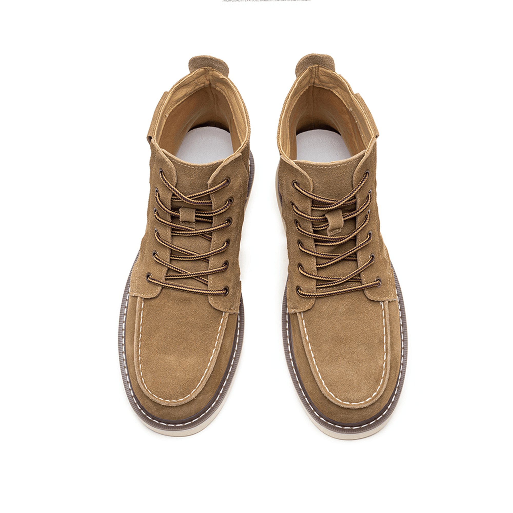 Men's 6" Moc-Toe Wedge Boots - Heritage Suede | C003