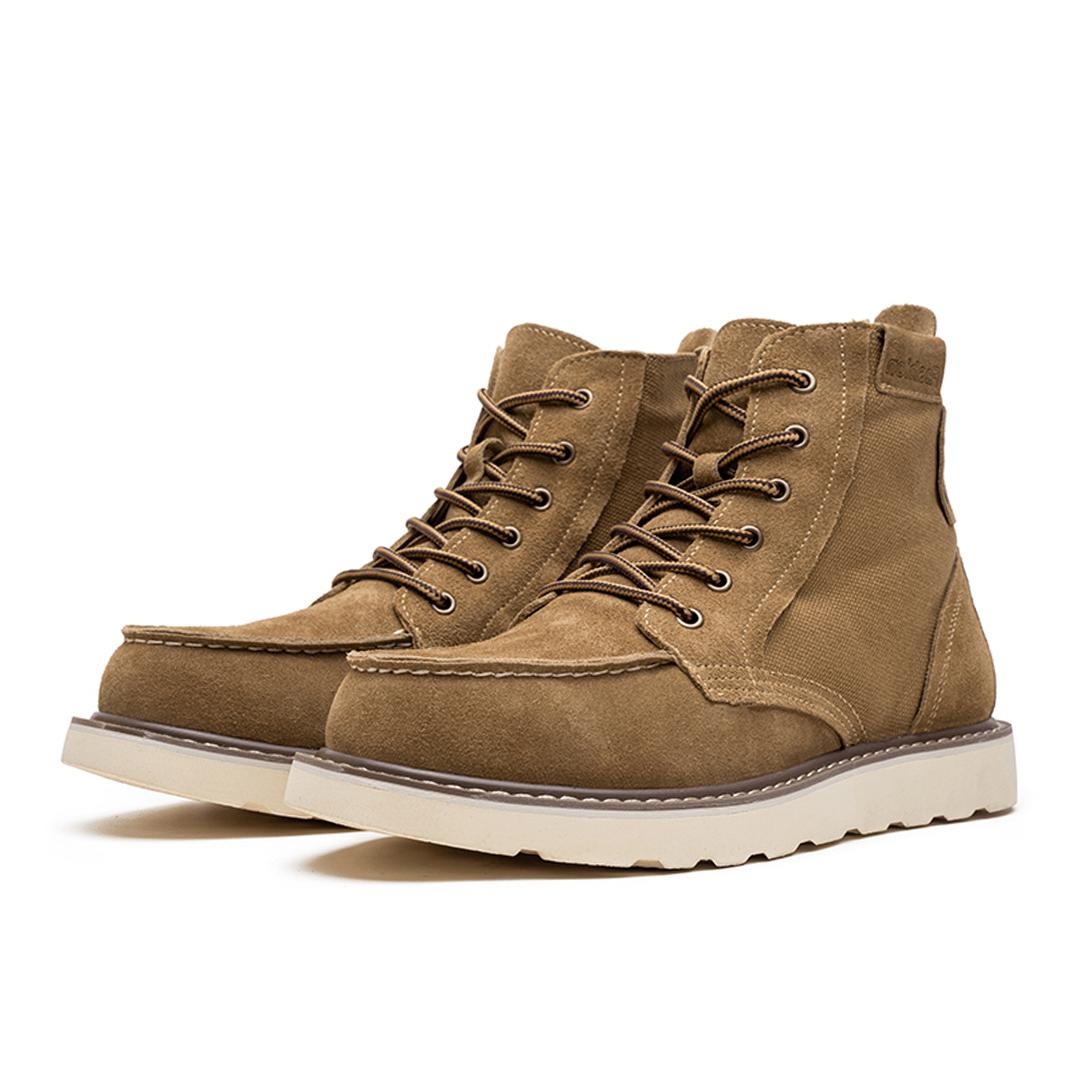 Men's 6" Moc-Toe Wedge Boots - Heritage Suede | C003
