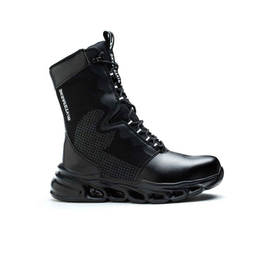 Men's 8-Inch Waterproof Steel Toe Work Boots - Slip-Resistant & Durable | B307