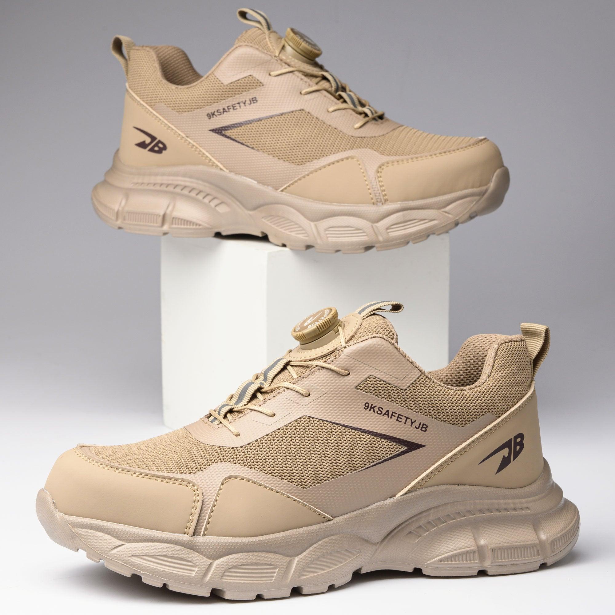 Men's AirFlow Steel Toe Sneakers - Fast-tie Dial Lacing | B325