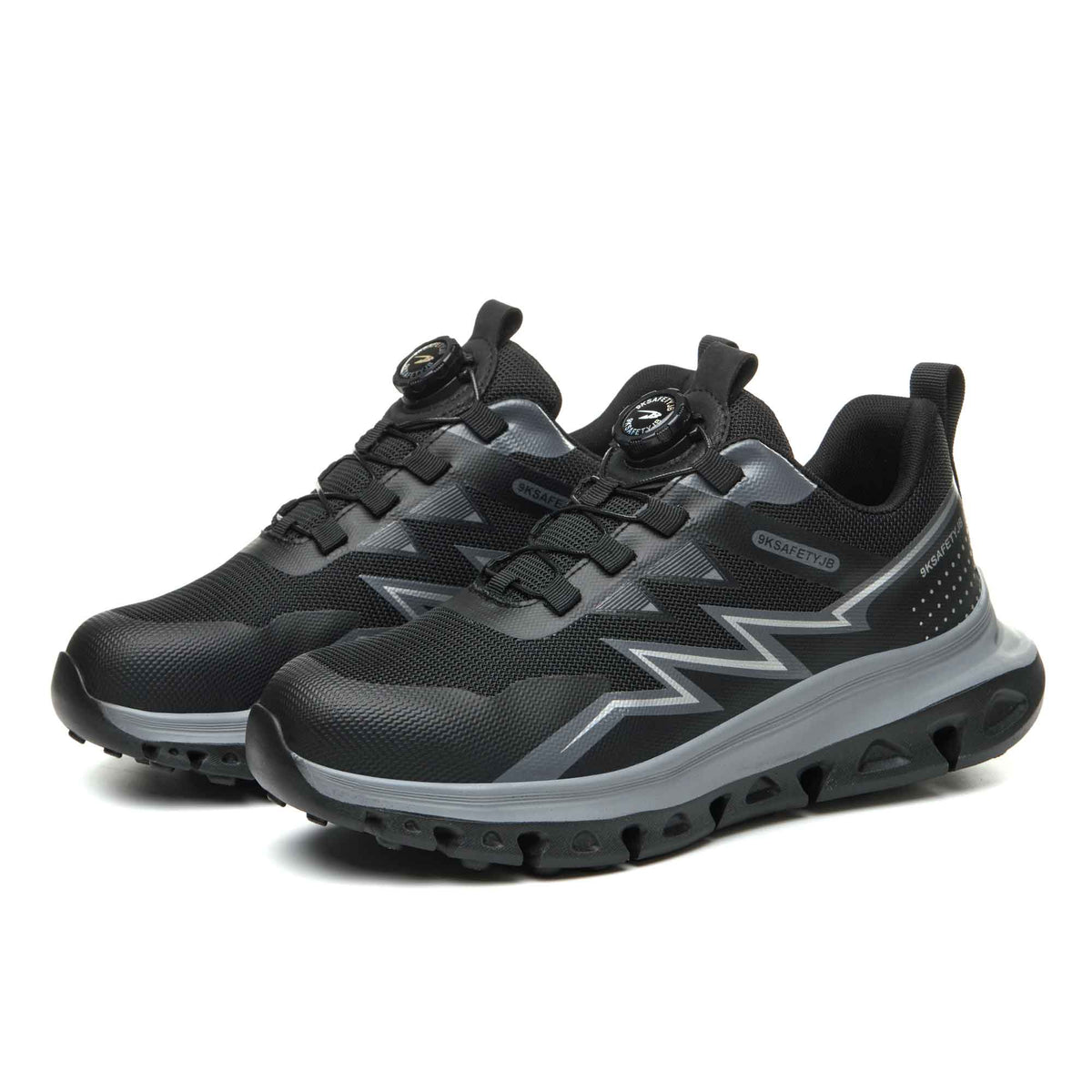 Men's Comfy Steel Toe Work Sneakers - Dial Lacing | B356