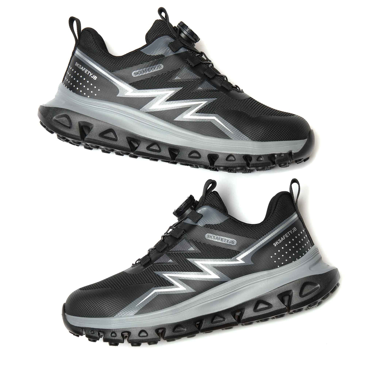 Men's Comfy Steel Toe Work Sneakers - Dial Lacing | B356