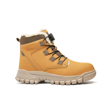 Men's HeatWave Steel Toe Winter Boots - Fleece Lining & Knob Lacing | B317