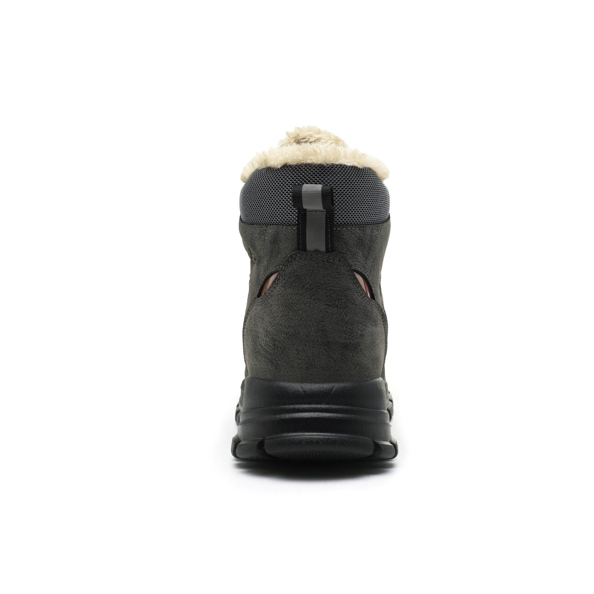 Men's HeatWave Steel Toe Winter Boots - Fleece Lining & Knob Lacing | B317