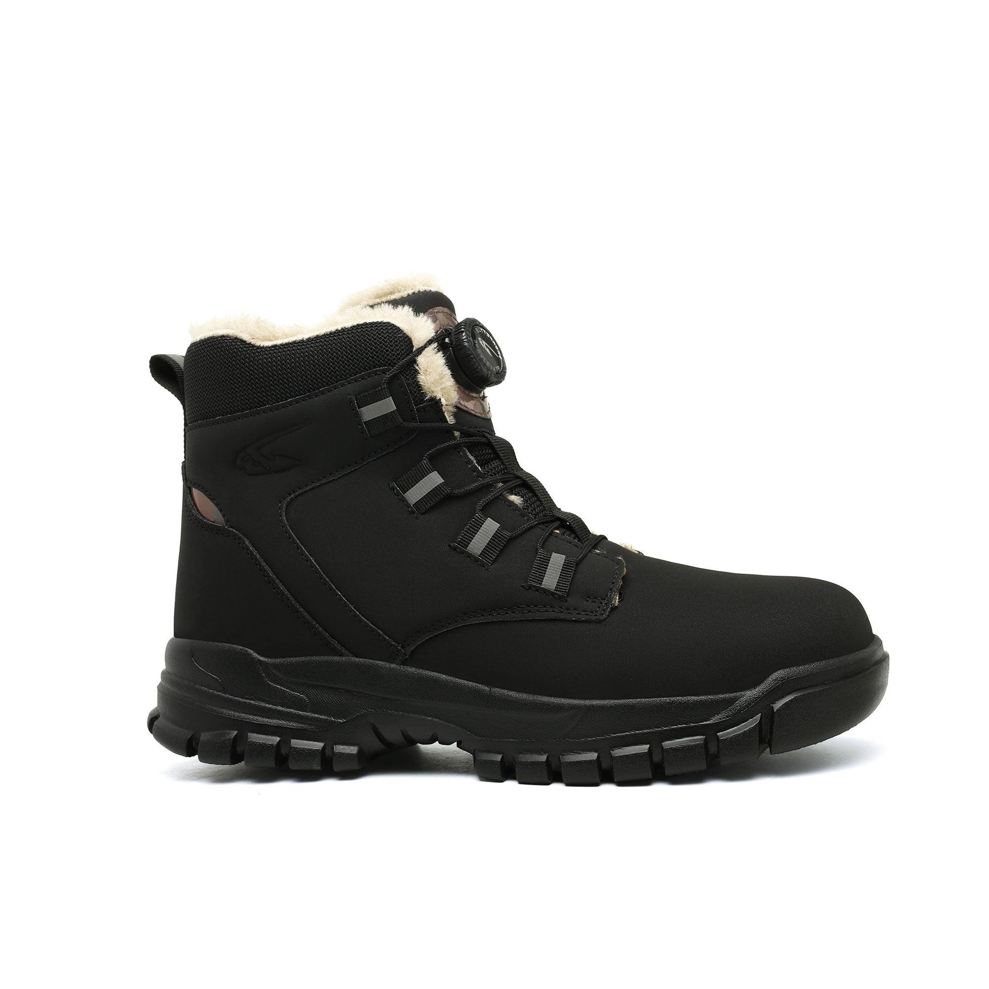 Men's HeatWave Steel Toe Winter Boots - Fleece Lining & Knob Lacing | B317