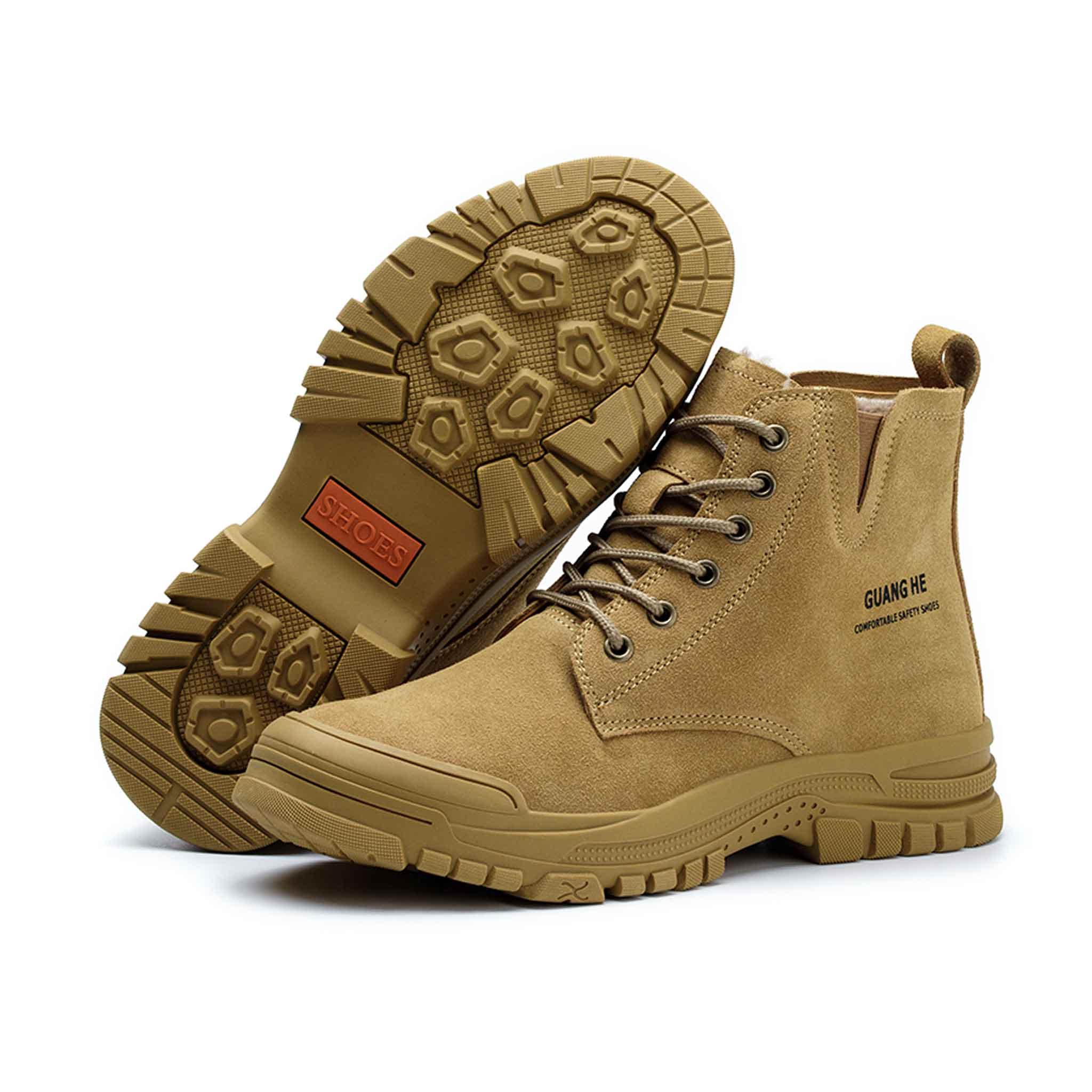 Men's Insulated Steel Toe Winter Boots - Fleece Lined | B263