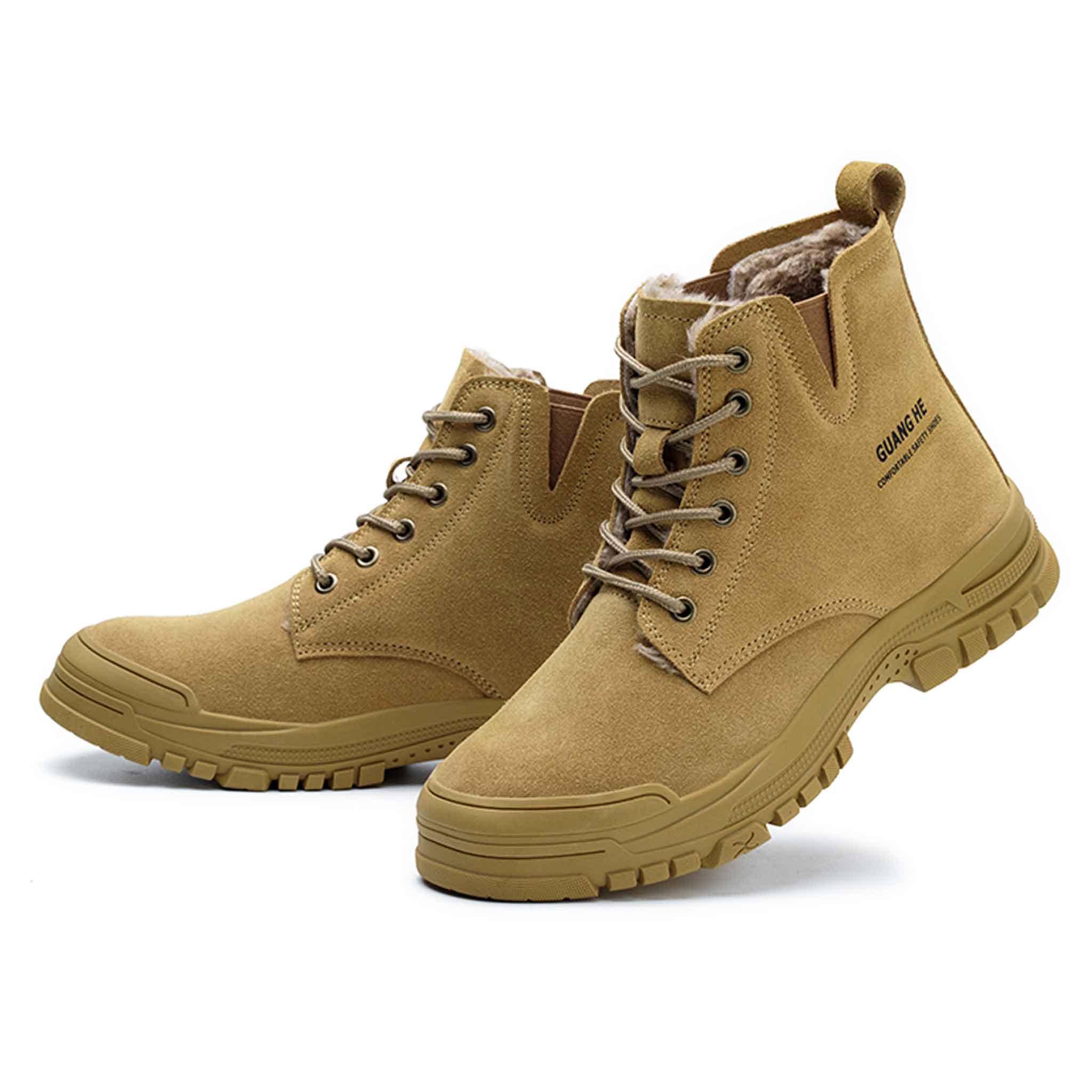 Men's Insulated Steel Toe Winter Boots - Fleece Lined | B263