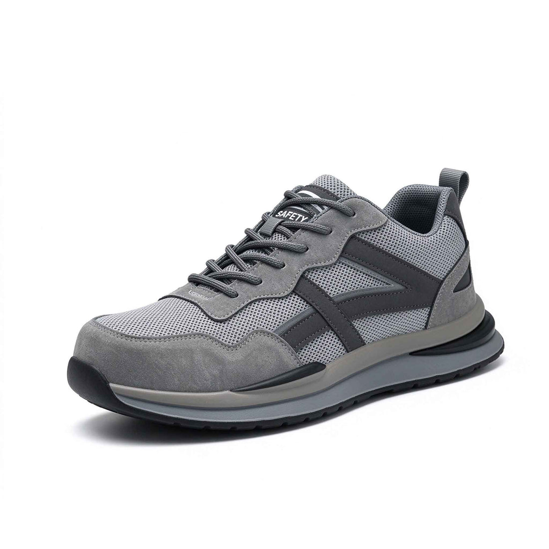 Men's Steel Toe Breathable Industrial Work Shoes - Slip Resistant | B205