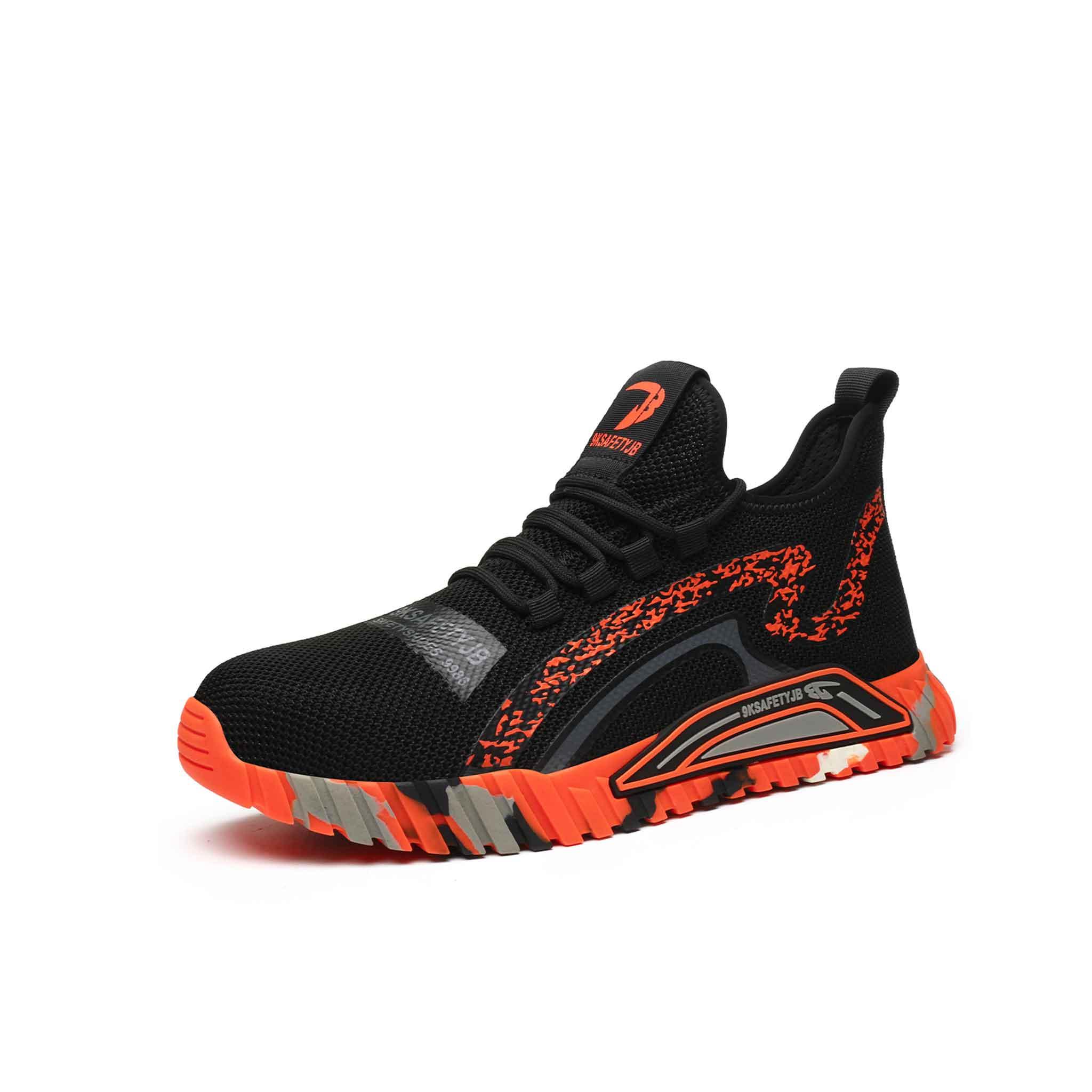 Men's Steel Toe Breathable Sneakers - Rubber Sole | B308