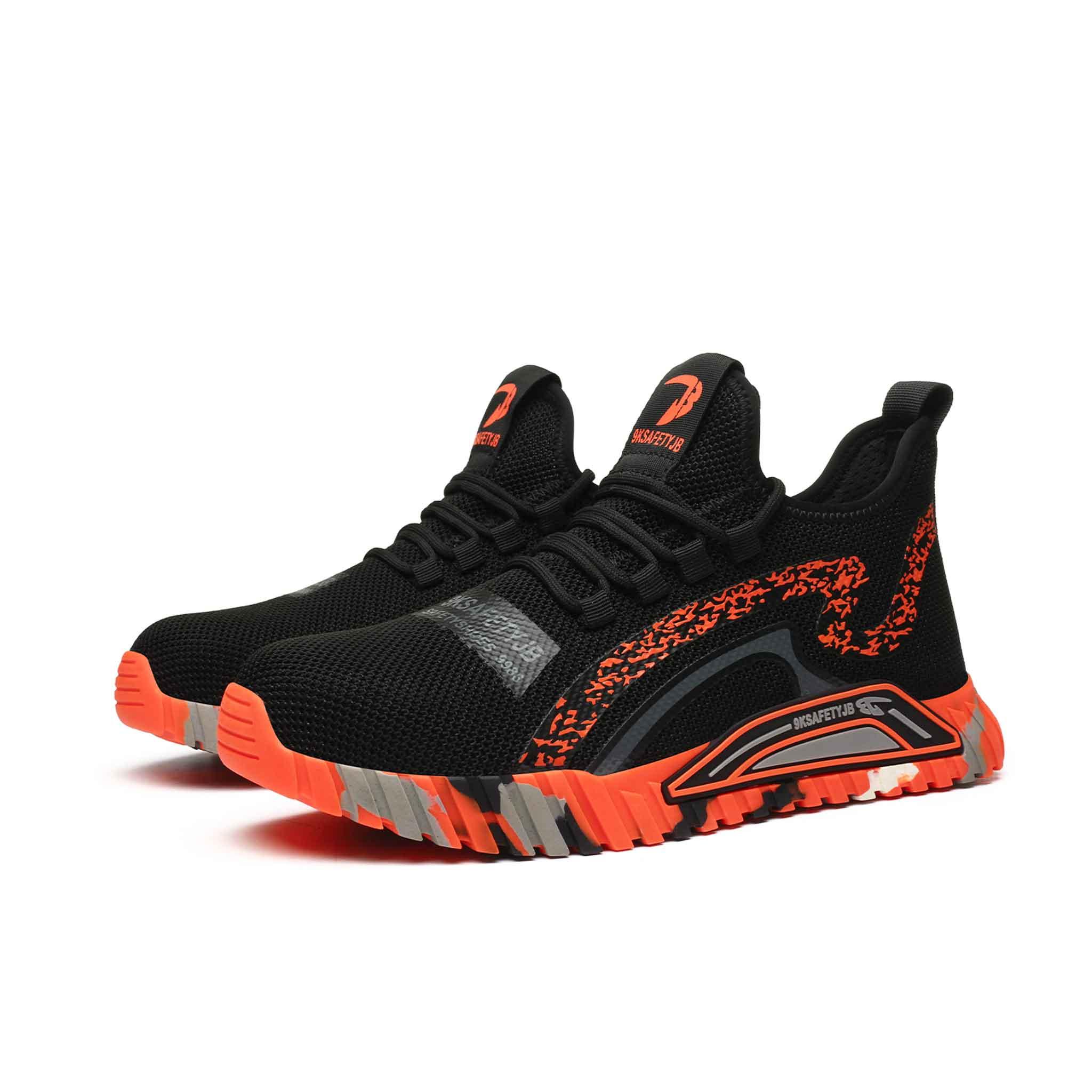 Men's Steel Toe Breathable Sneakers - Rubber Sole | B308