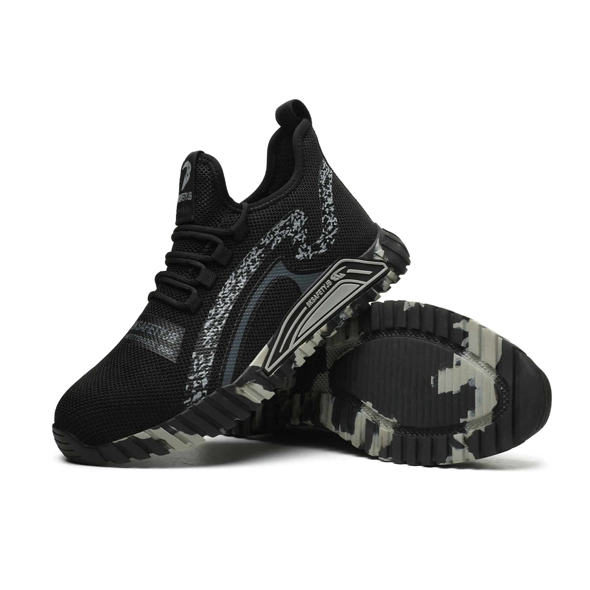 Men's Steel Toe Breathable Sneakers - Rubber Sole | B308