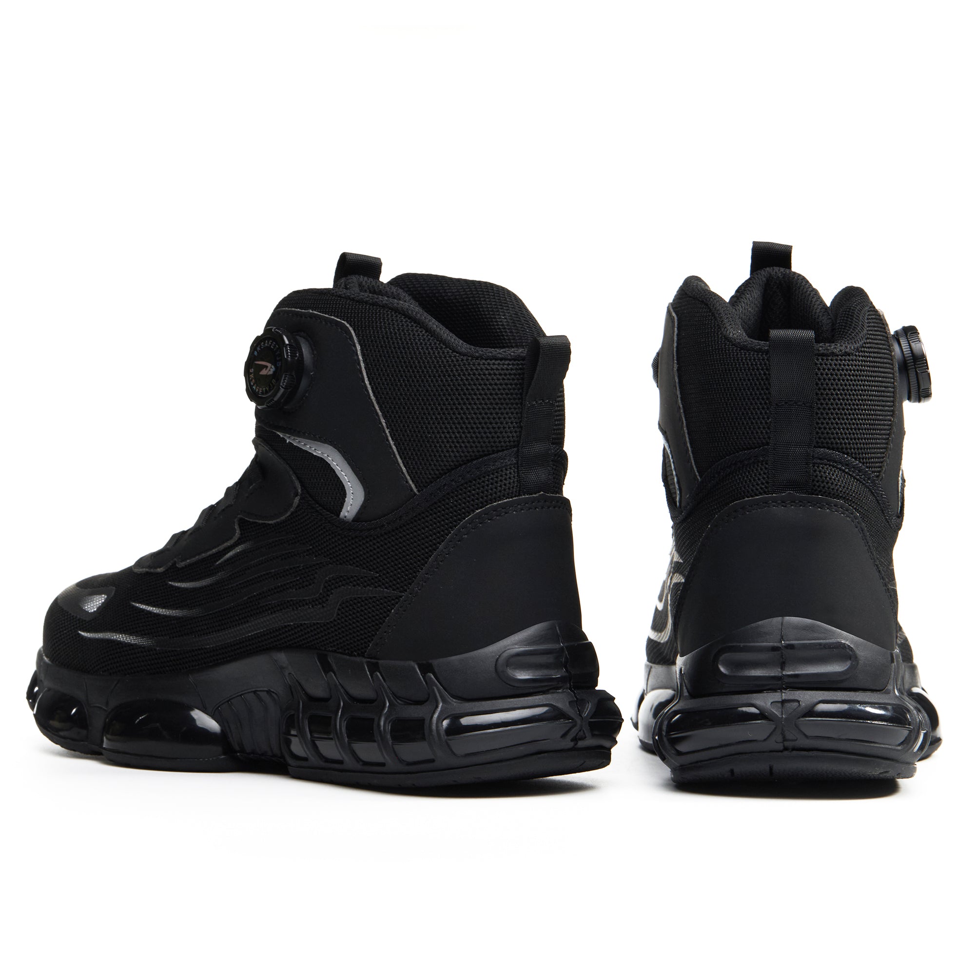 Men's Steel Toe Breathable Work Boots - Dial Lacing | B353