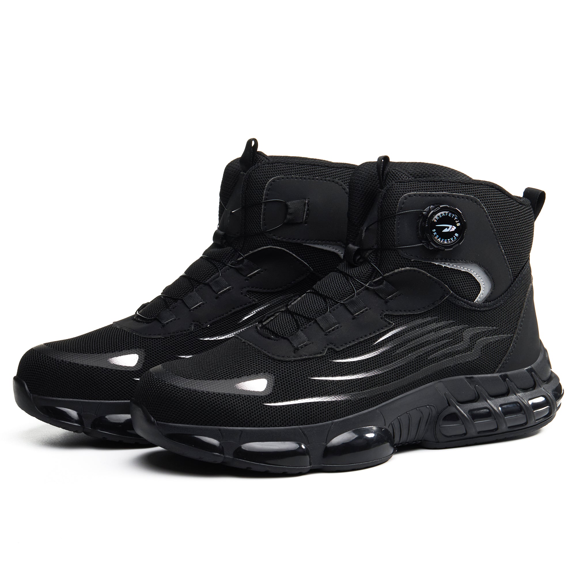 Men's Steel Toe Breathable Work Boots - Dial Lacing | B353