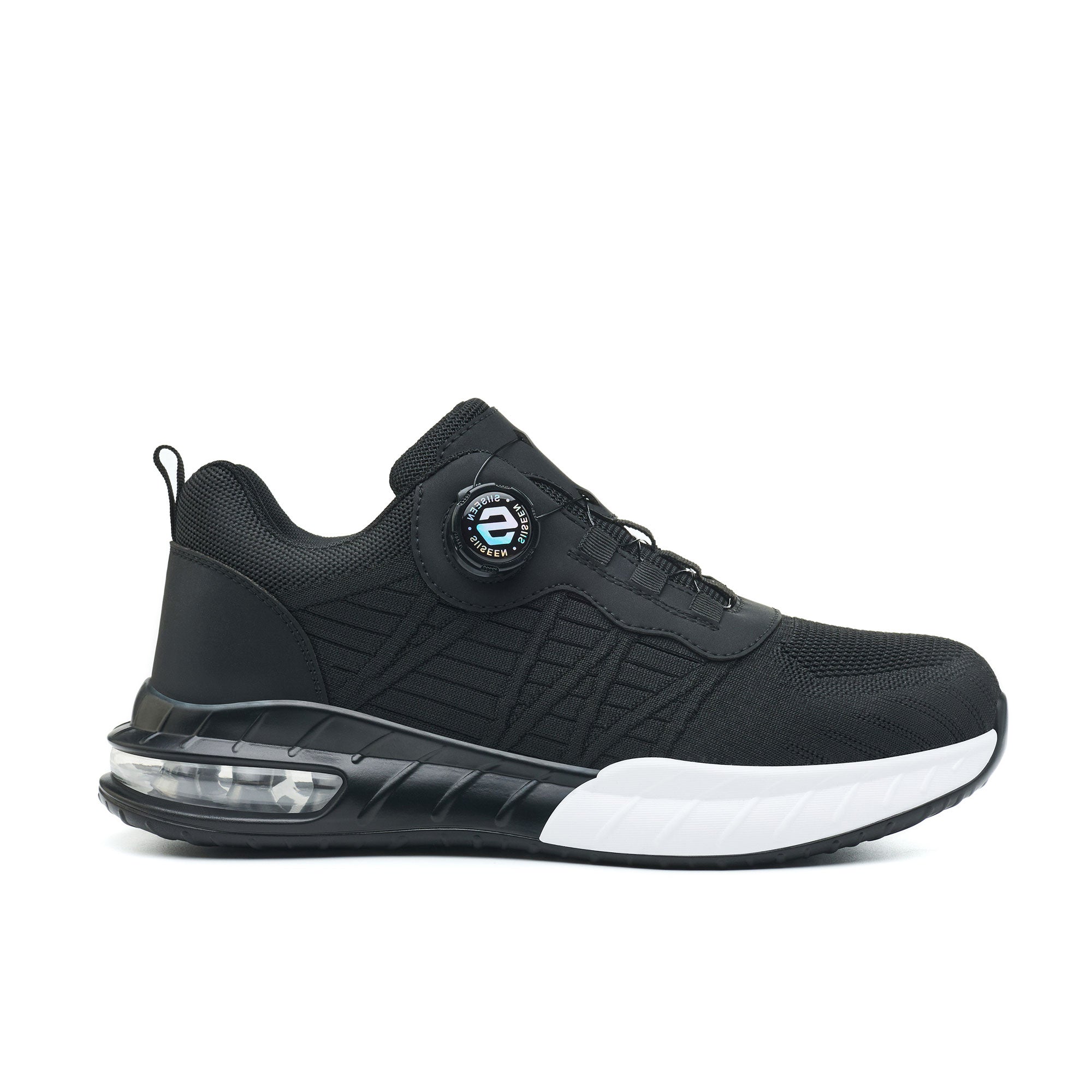 Men's Steel Toe Cushioned Work Sneakers - Knob Lacing System | B337