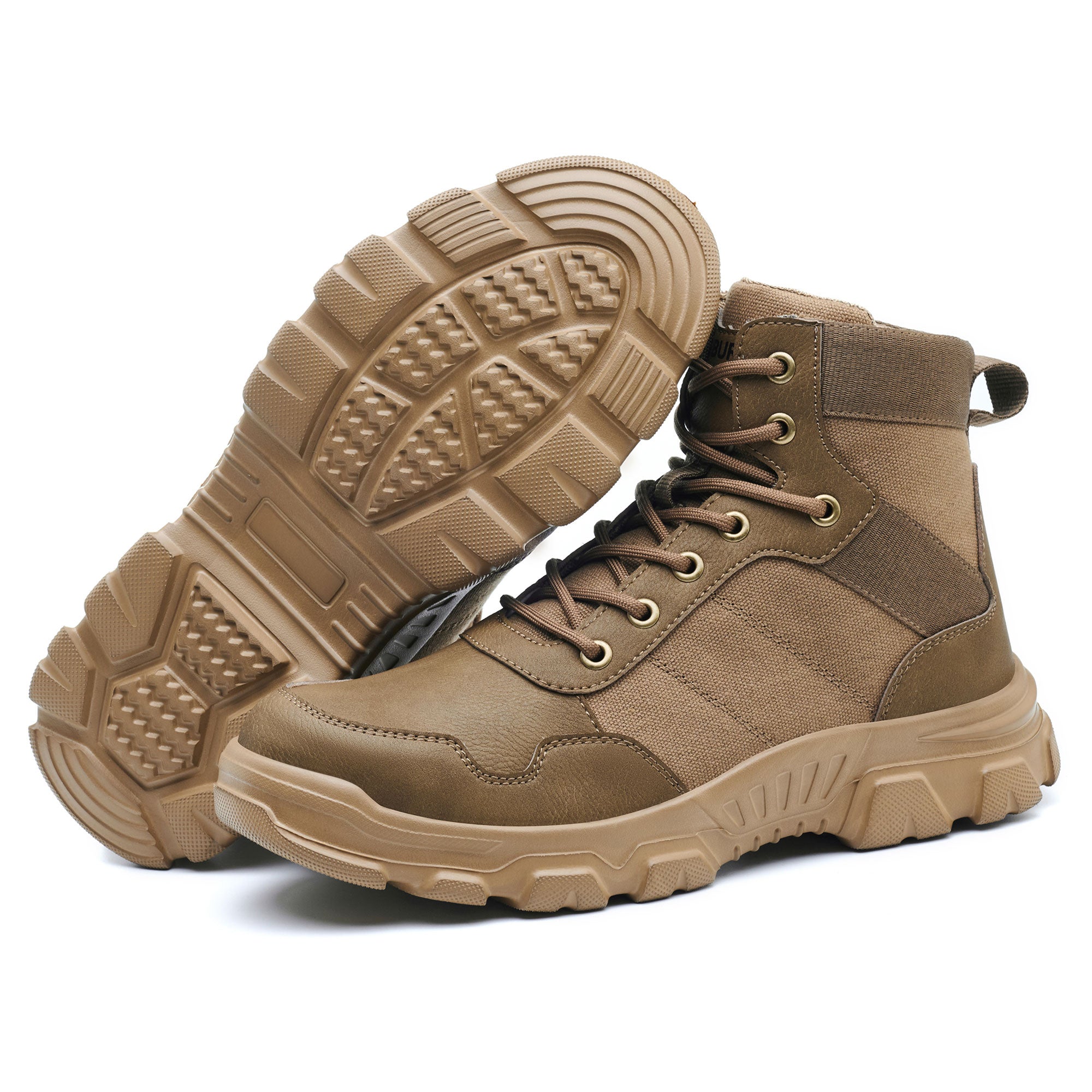 Men's Steel Toe Height Work Boots - Slip Resistant | B342