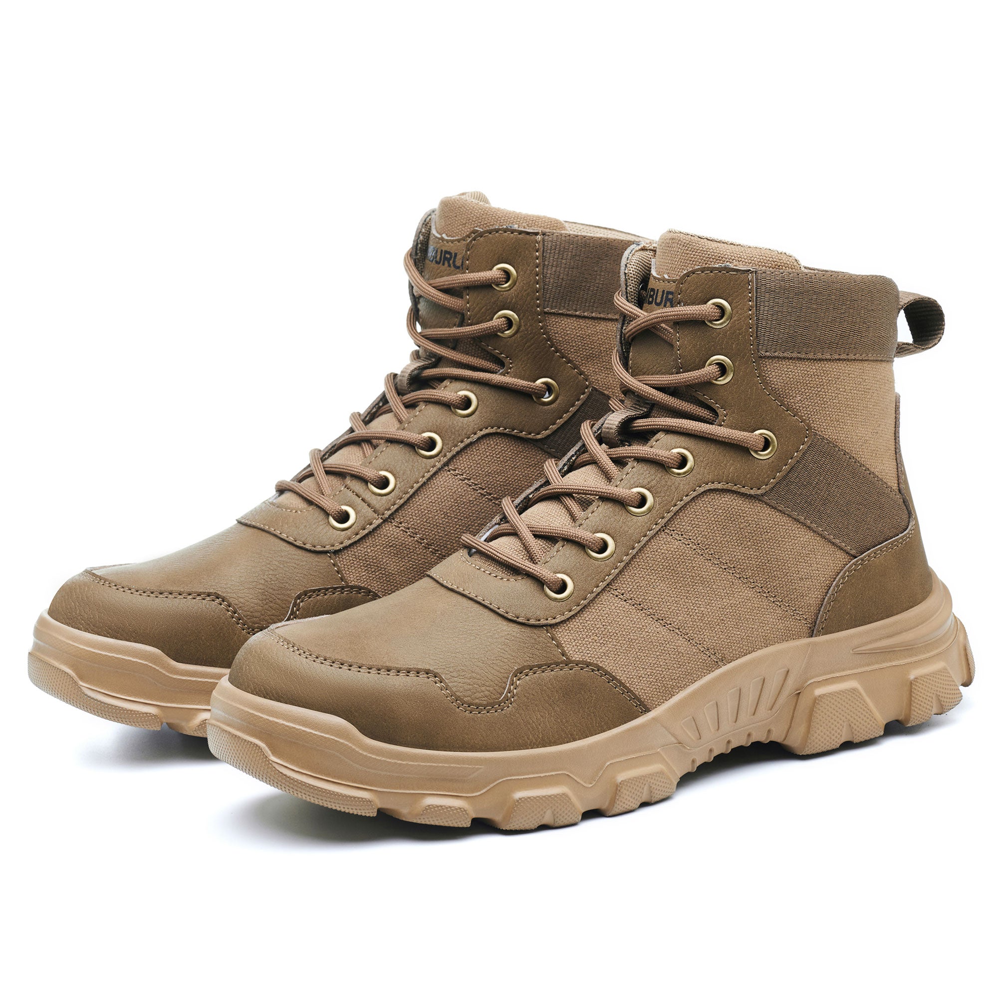 Men's Steel Toe Height Work Boots - Slip Resistant | B342