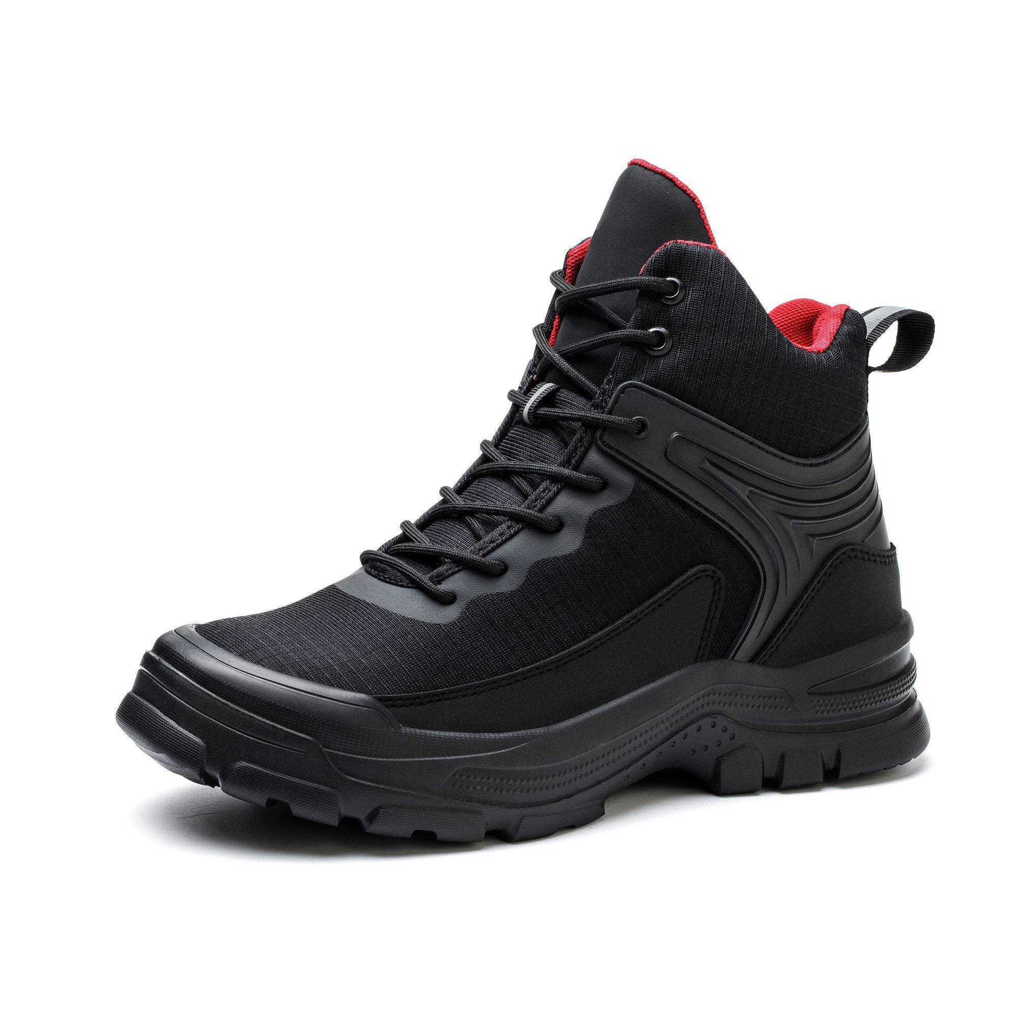 Men's Steel Toe High-Top Work Boots – Breathable | B334