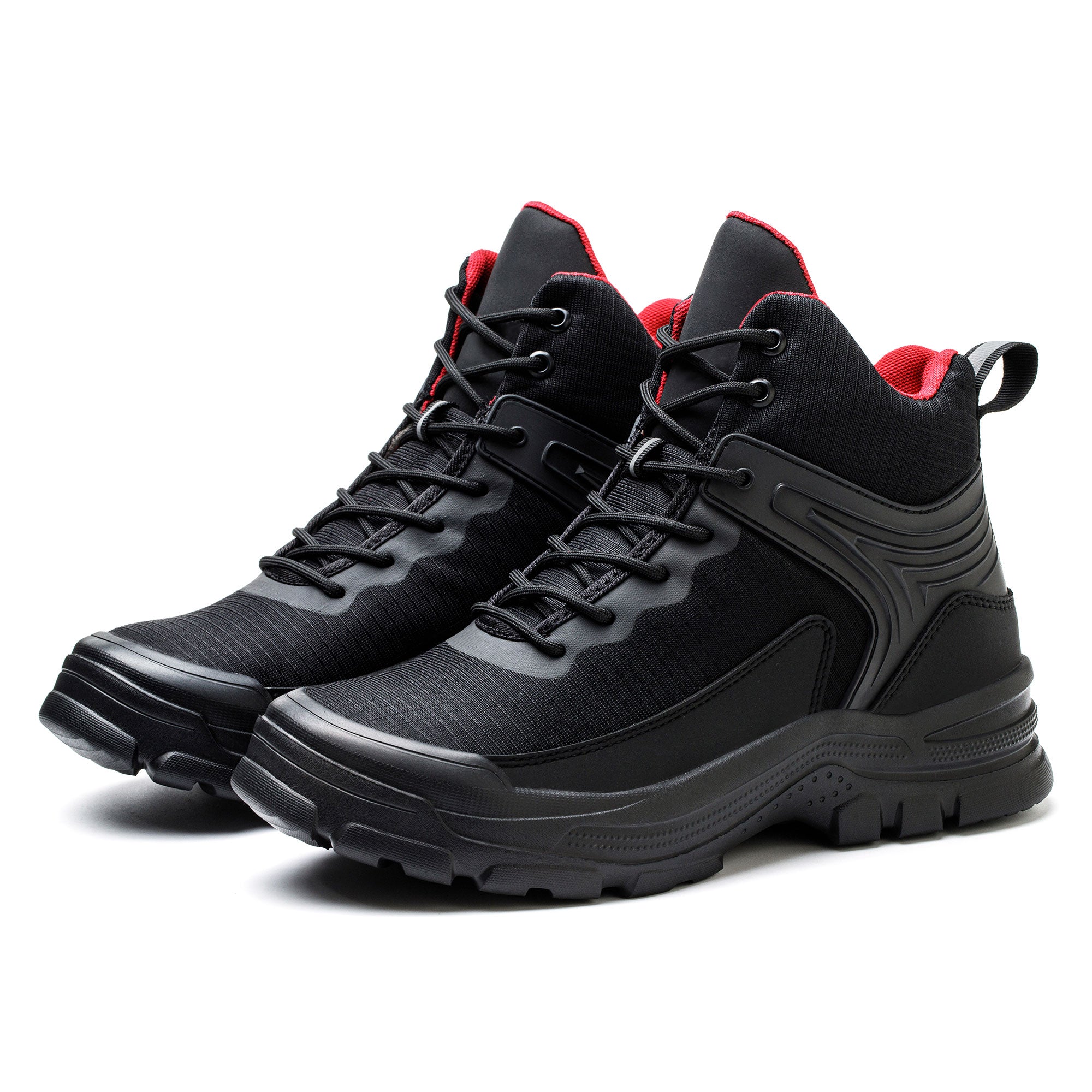 Men's Steel Toe High-Top Work Boots – Breathable | B334
