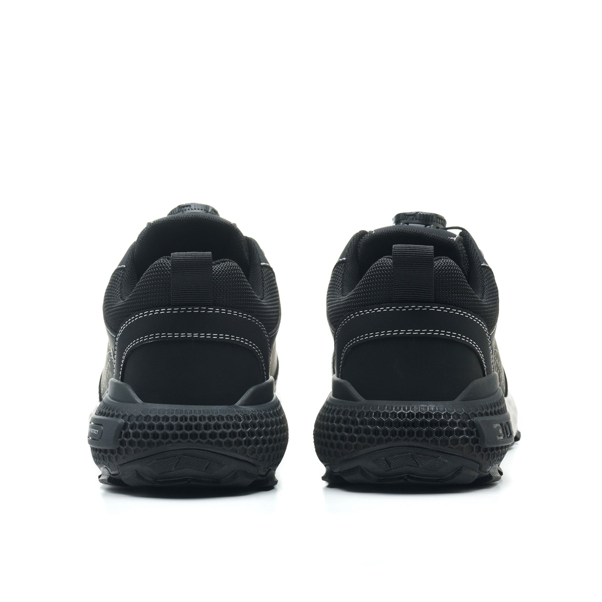 Men's Steel Toe Knob Lacing Work Sneakers - Breathable Mesh | B338