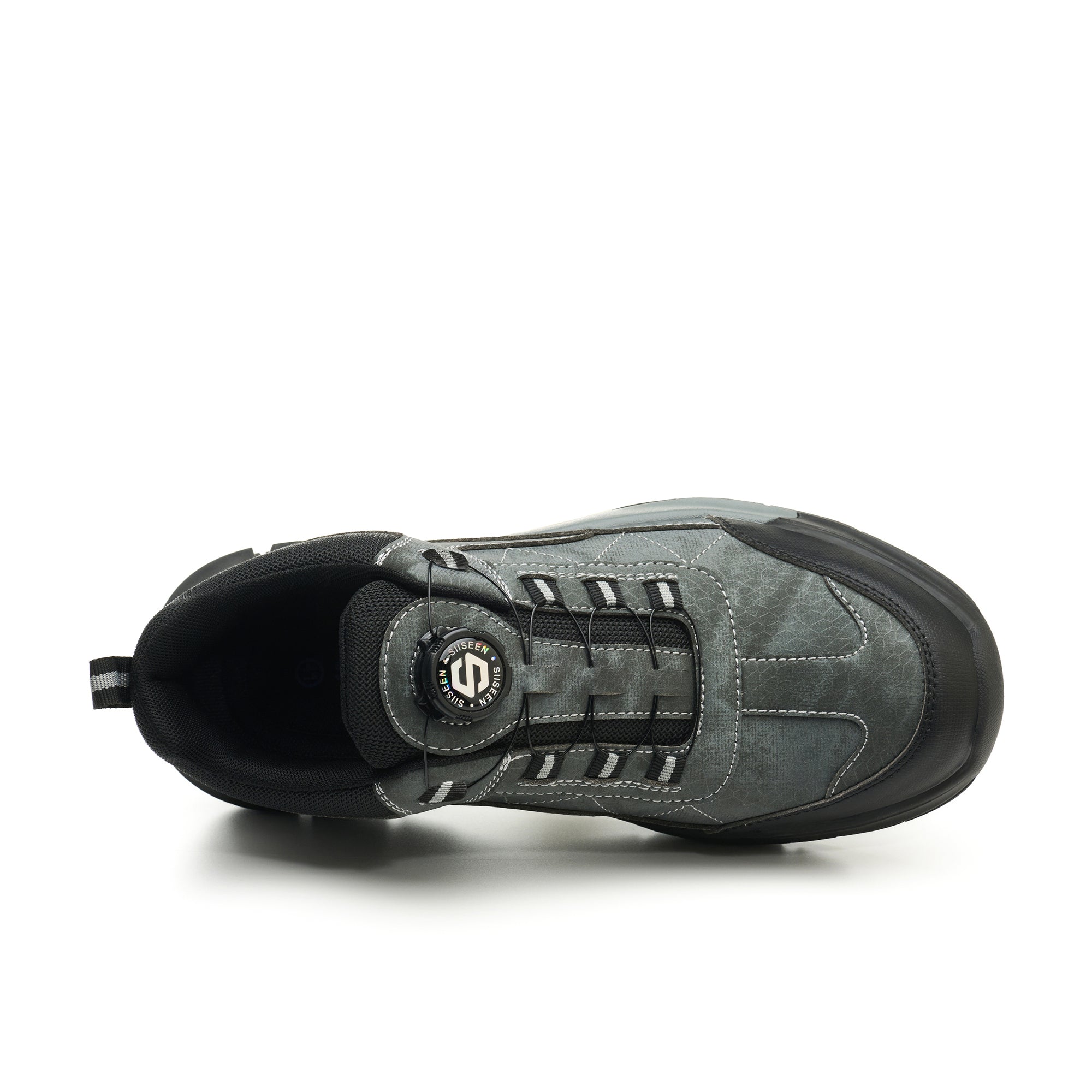 Men's Steel Toe Skate Work Shoes - Knob Lacing System | B336