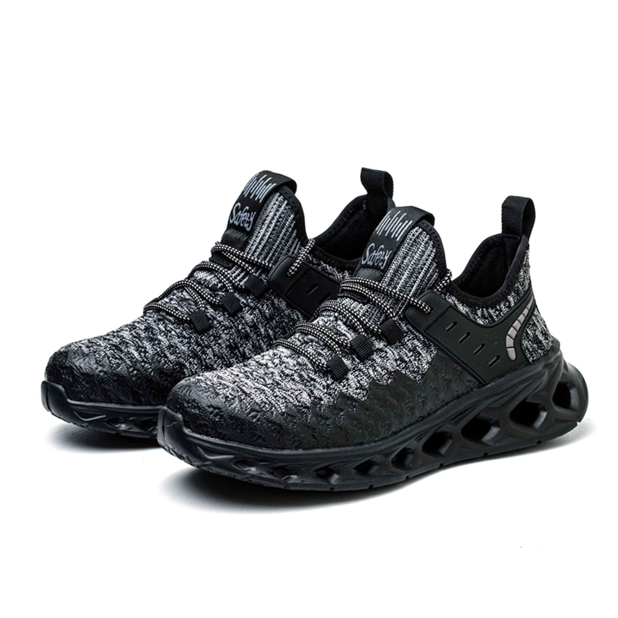 Men's Steel Toe Work Sneaker - Elastic Rubber Sole | B284