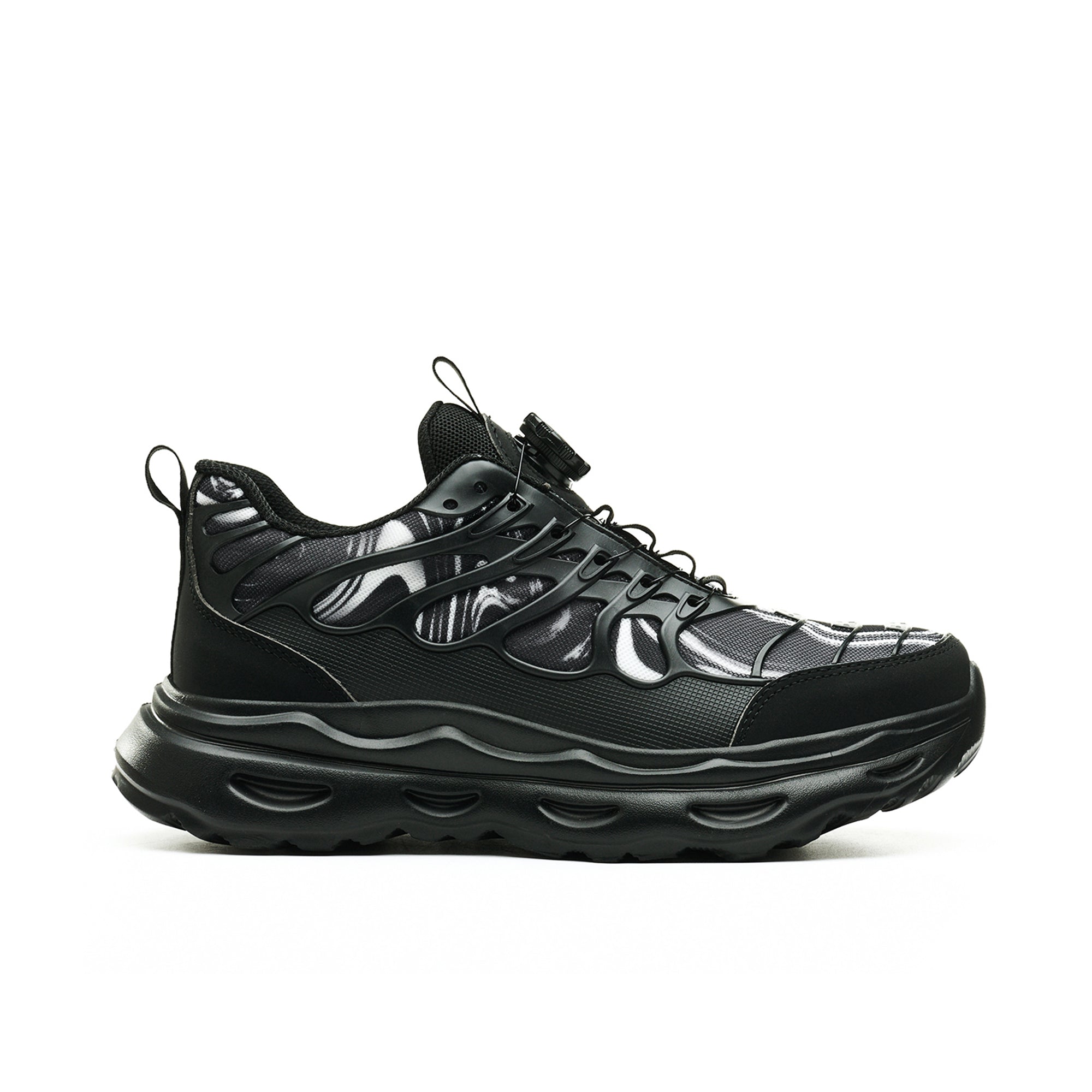 Men's Steel Toe Work Sneakers with Dial Lacing System - Non-Slip & Durable Sole | B348