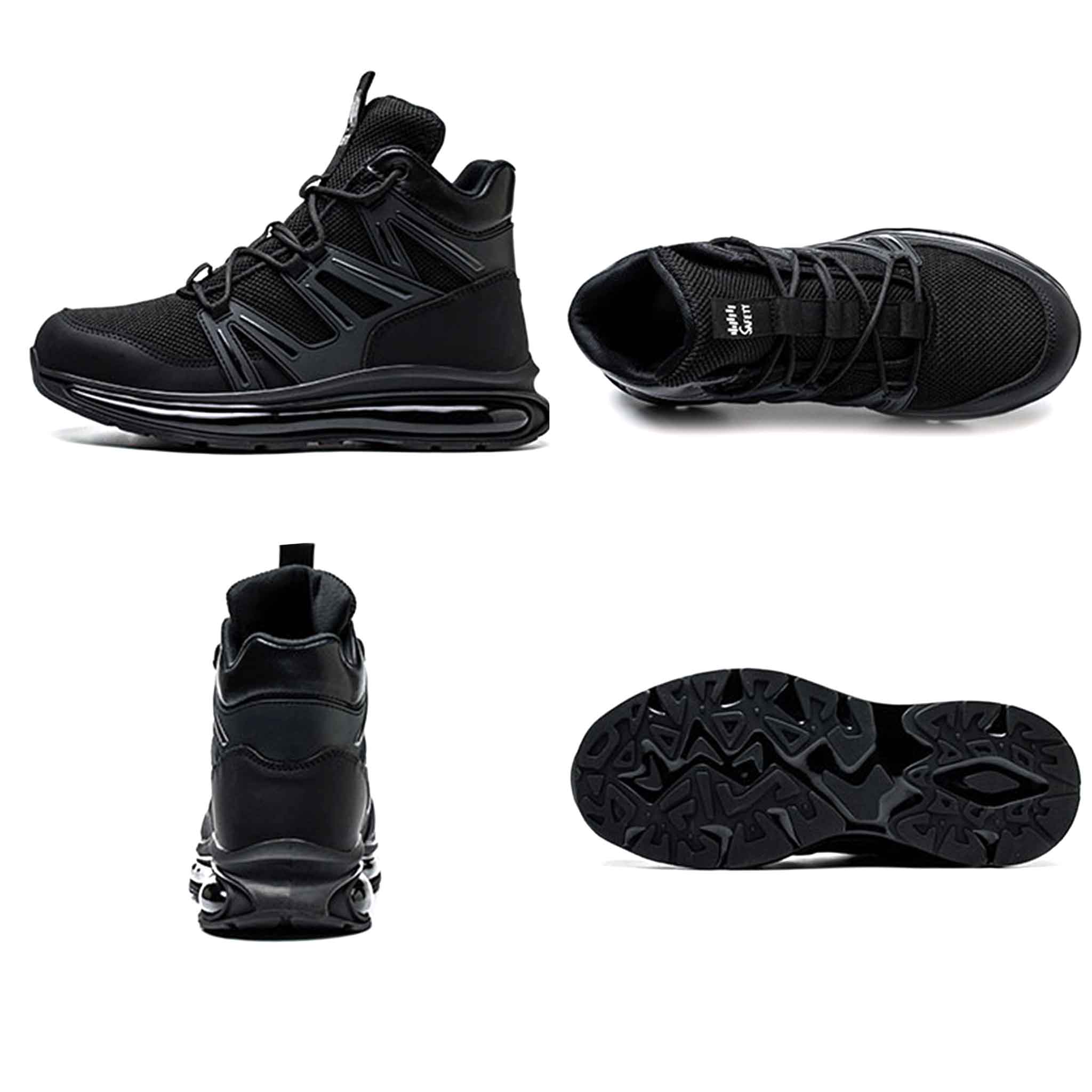 Men's Steel toe Breathable Work Boots - Air Cushioned Sole | B343