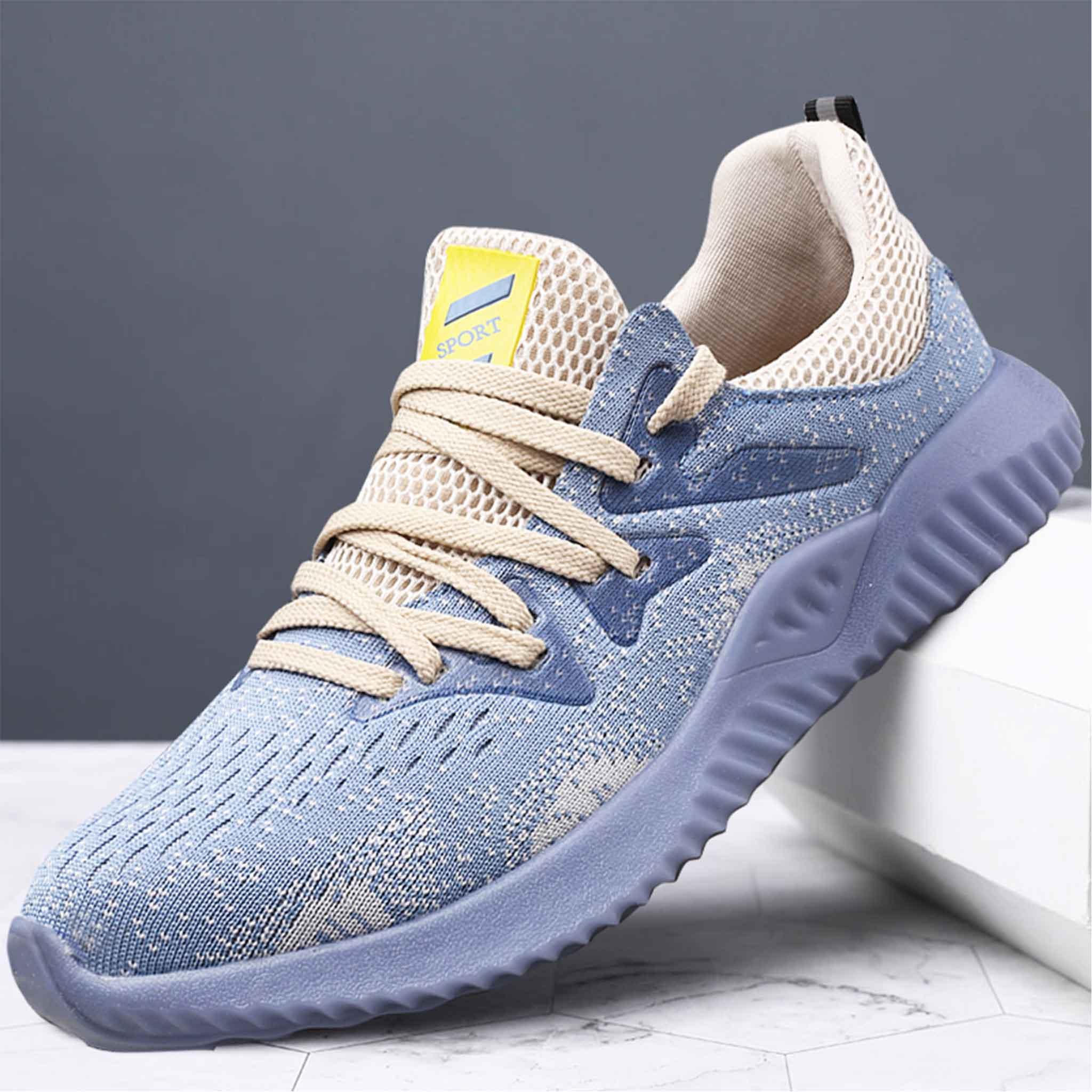 Men's Stylish Blue Steel Toe Sneakers - Lightweight & Protective | B245