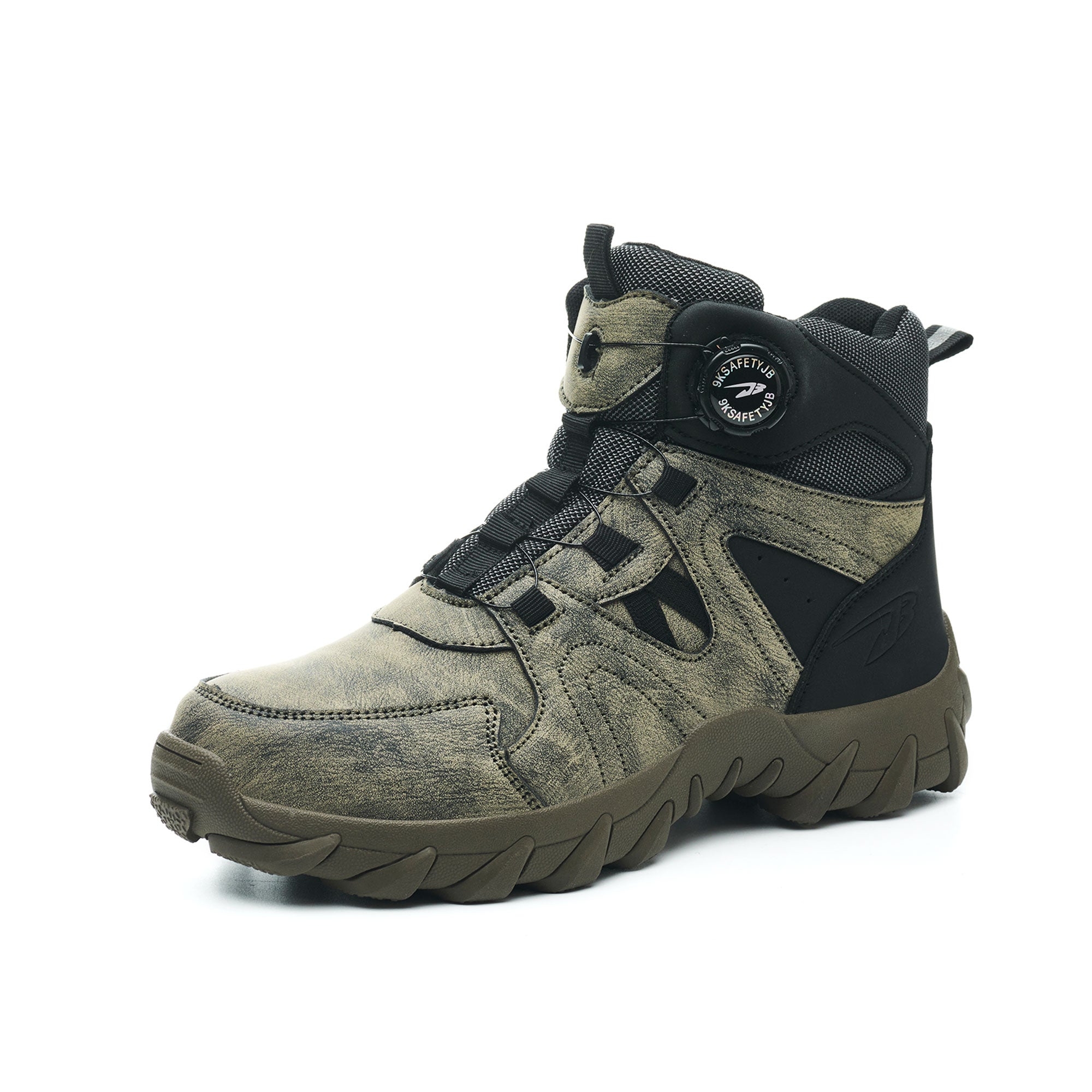 Men's Waterproof Steel Toe Heavy-duty Work Boots -Slip Resistant | B349