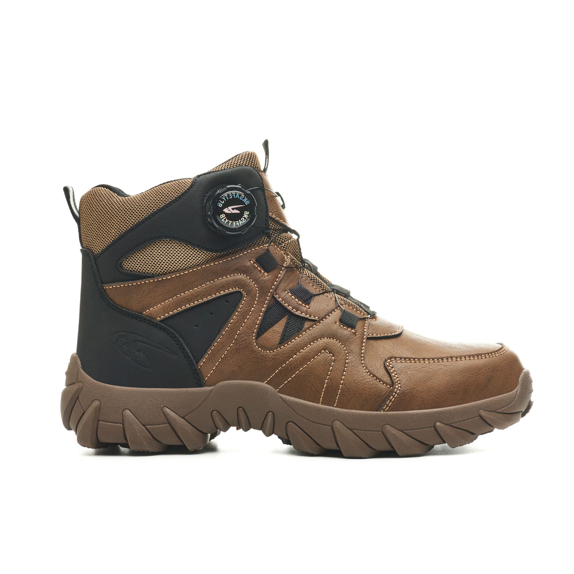 Men's Waterproof Steel Toe Heavy-duty Work Boots -Slip Resistant | B349