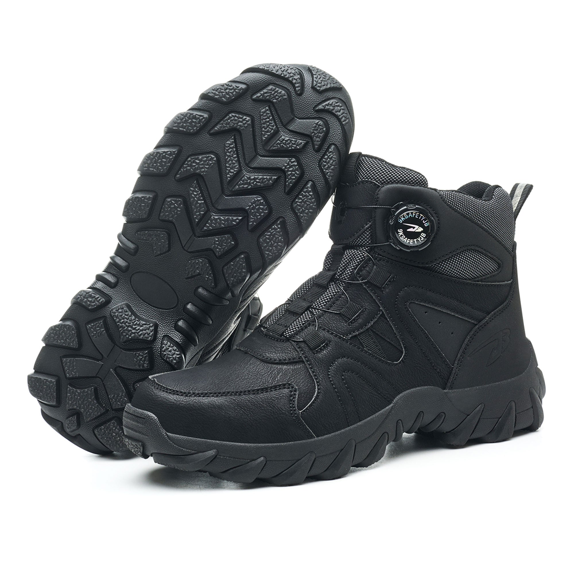 Men's Waterproof Steel Toe Heavy-duty Work Boots -Slip Resistant | B349