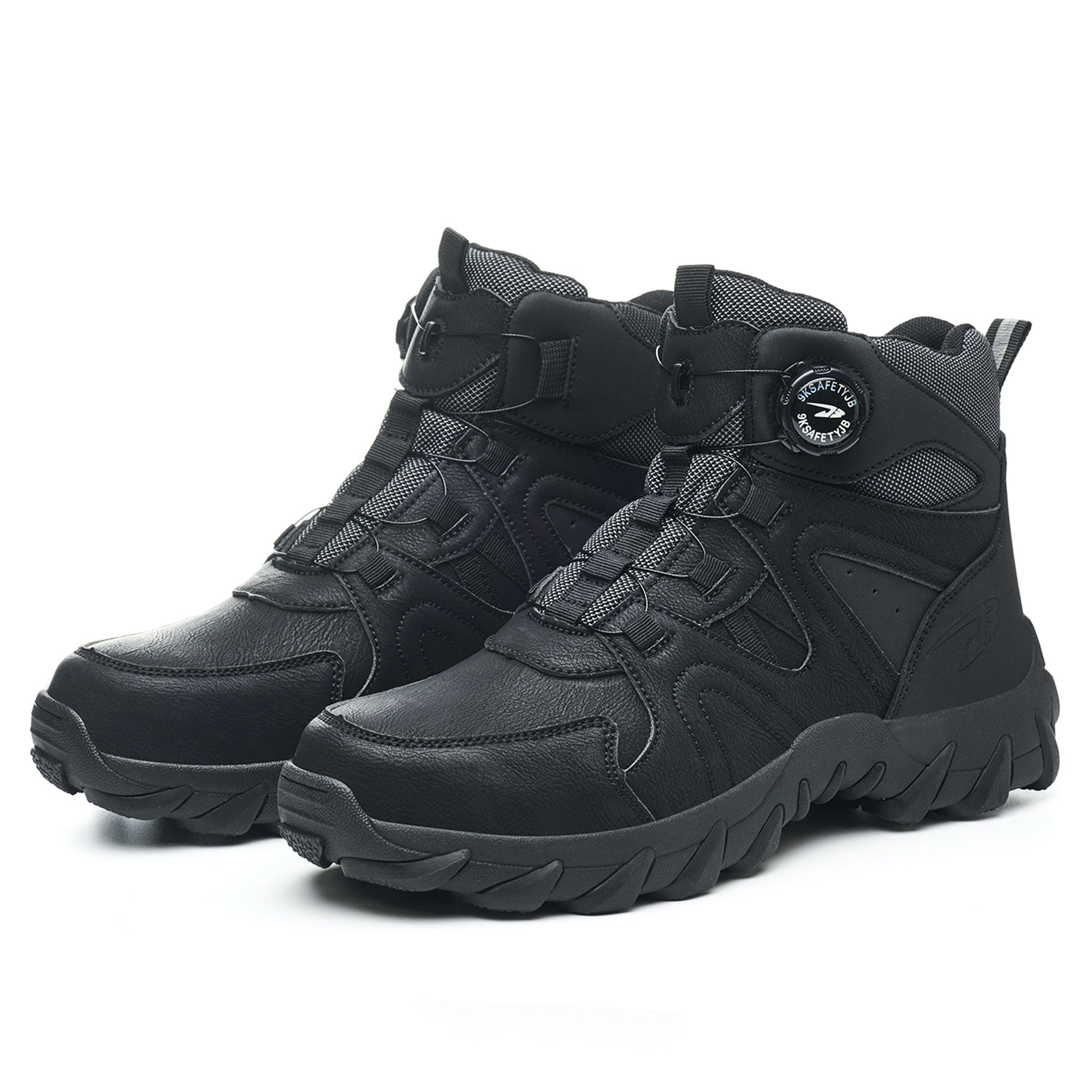 Men's Waterproof Steel Toe Heavy-duty Work Boots -Slip Resistant | B349