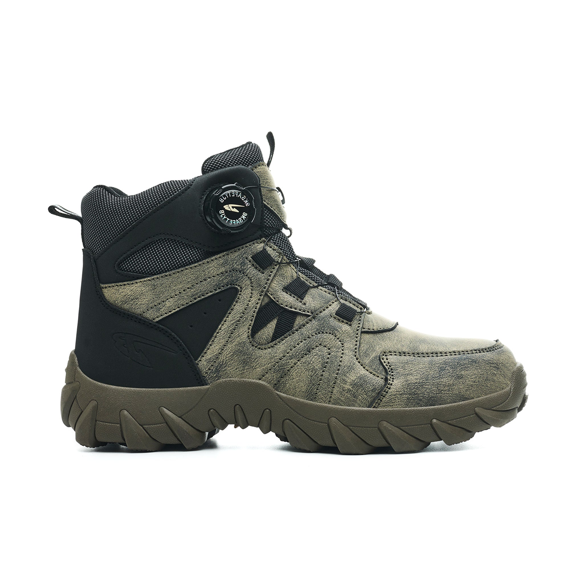 Men's Waterproof Steel Toe Heavy-duty Work Boots -Slip Resistant | B349