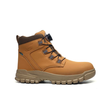 Men's Waterproof Steel Toe Work Boots - Knob Lacing System | B309