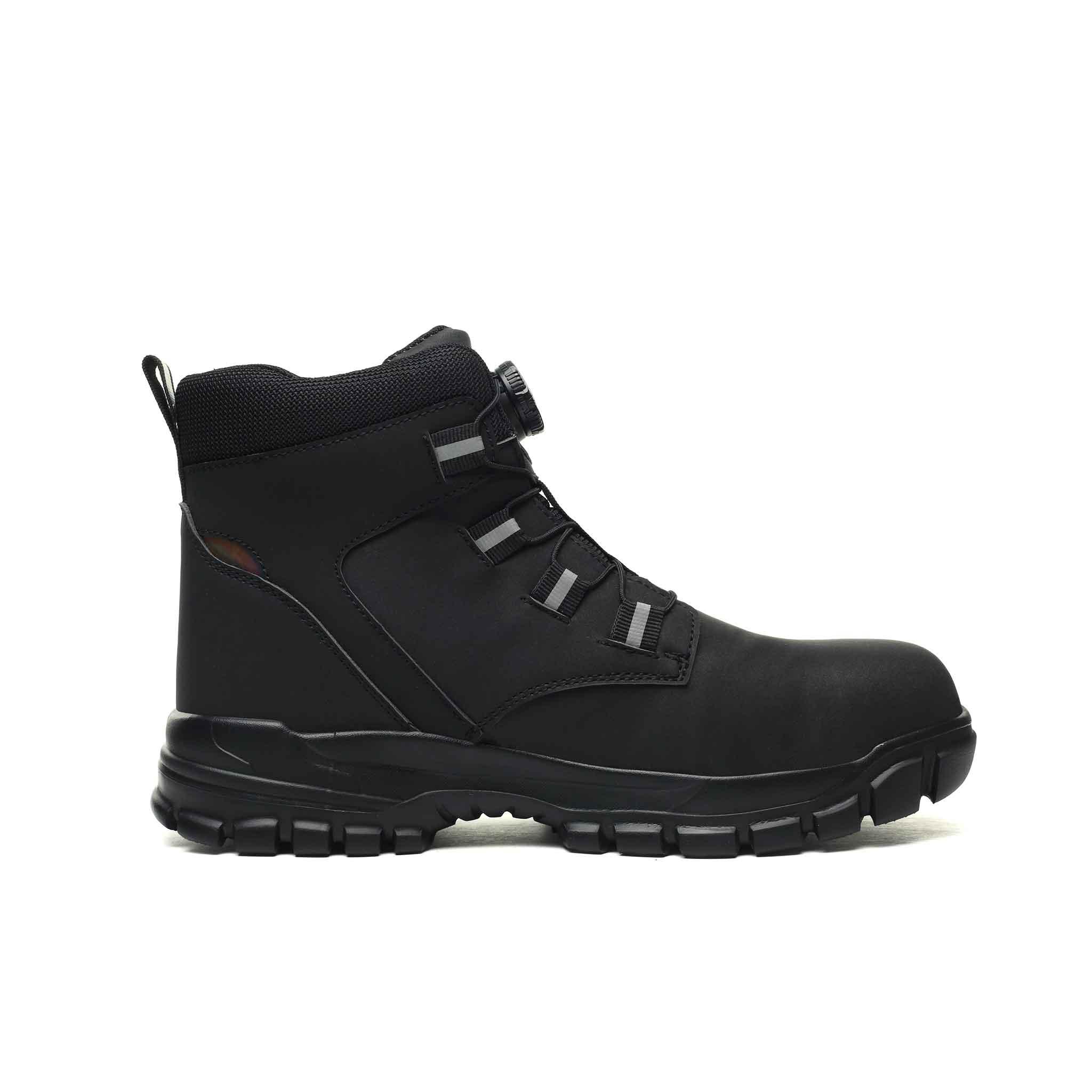 Men's Waterproof Steel Toe Work Boots - Knob Lacing System | B309