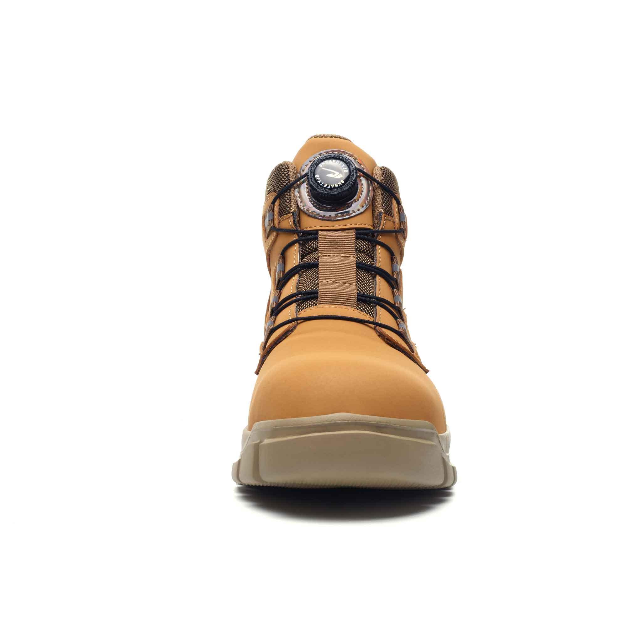 Men's Waterproof Steel Toe Work Boots - Knob Lacing System | B309
