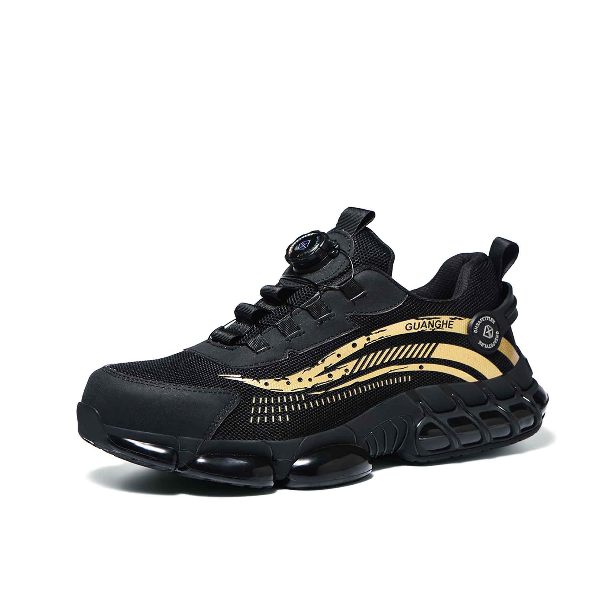 Women's Breathable Steel Toe Sneakers - Knob Lacing System | B292