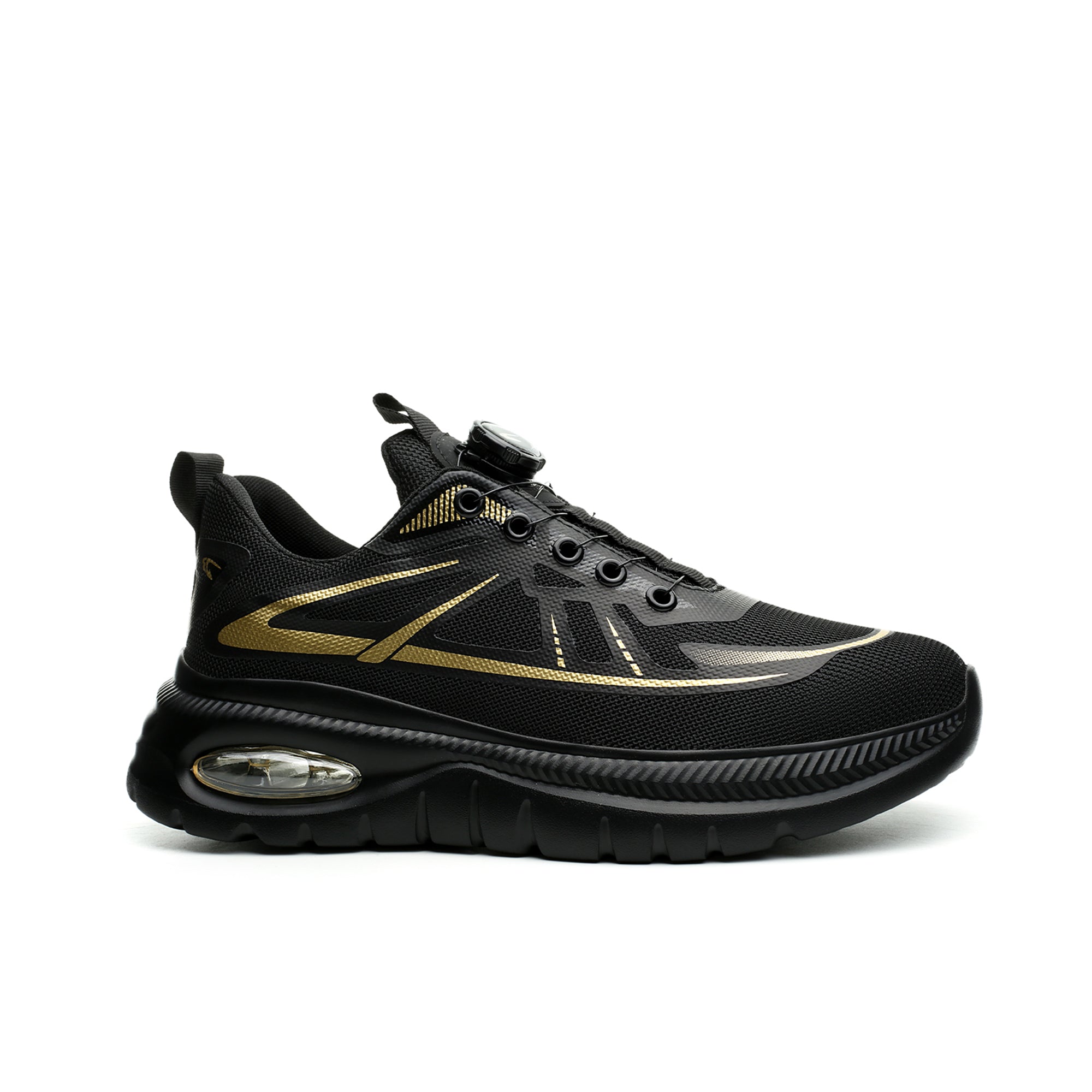 Women's Air Cushioned Steel Toe Work Sneakers - Dial Lacing | B347