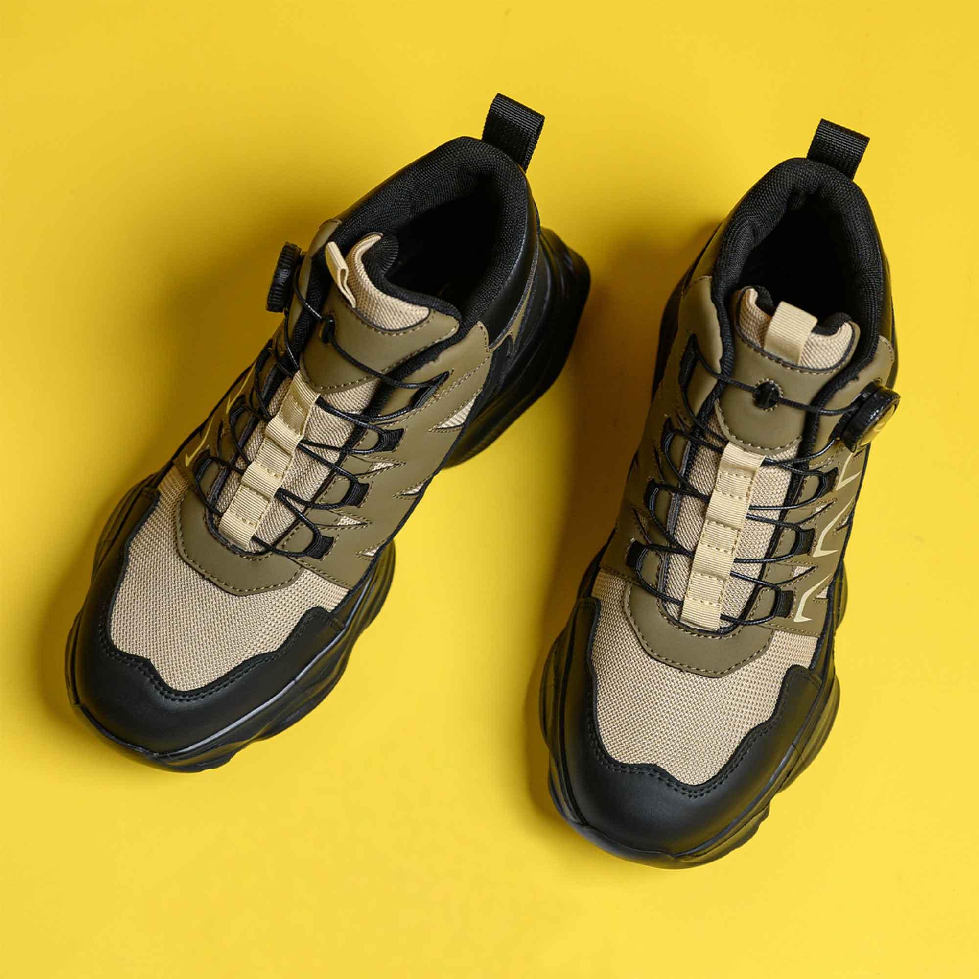 Women's Breathable Steel Toe Work Boots - Knob Lacing System | B314