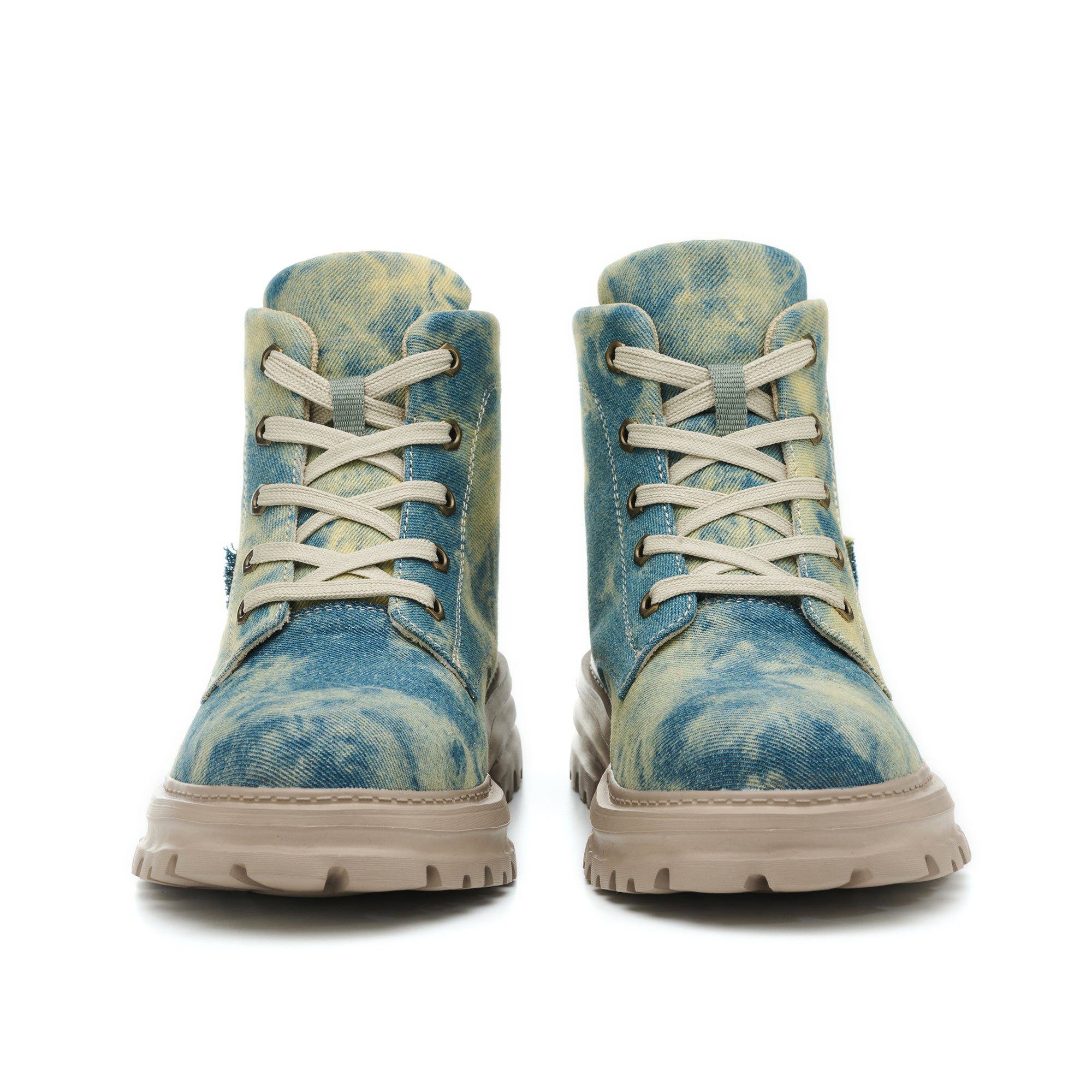 Women's Canvas Steel Toe Work Boots - Slip Resistant | B335