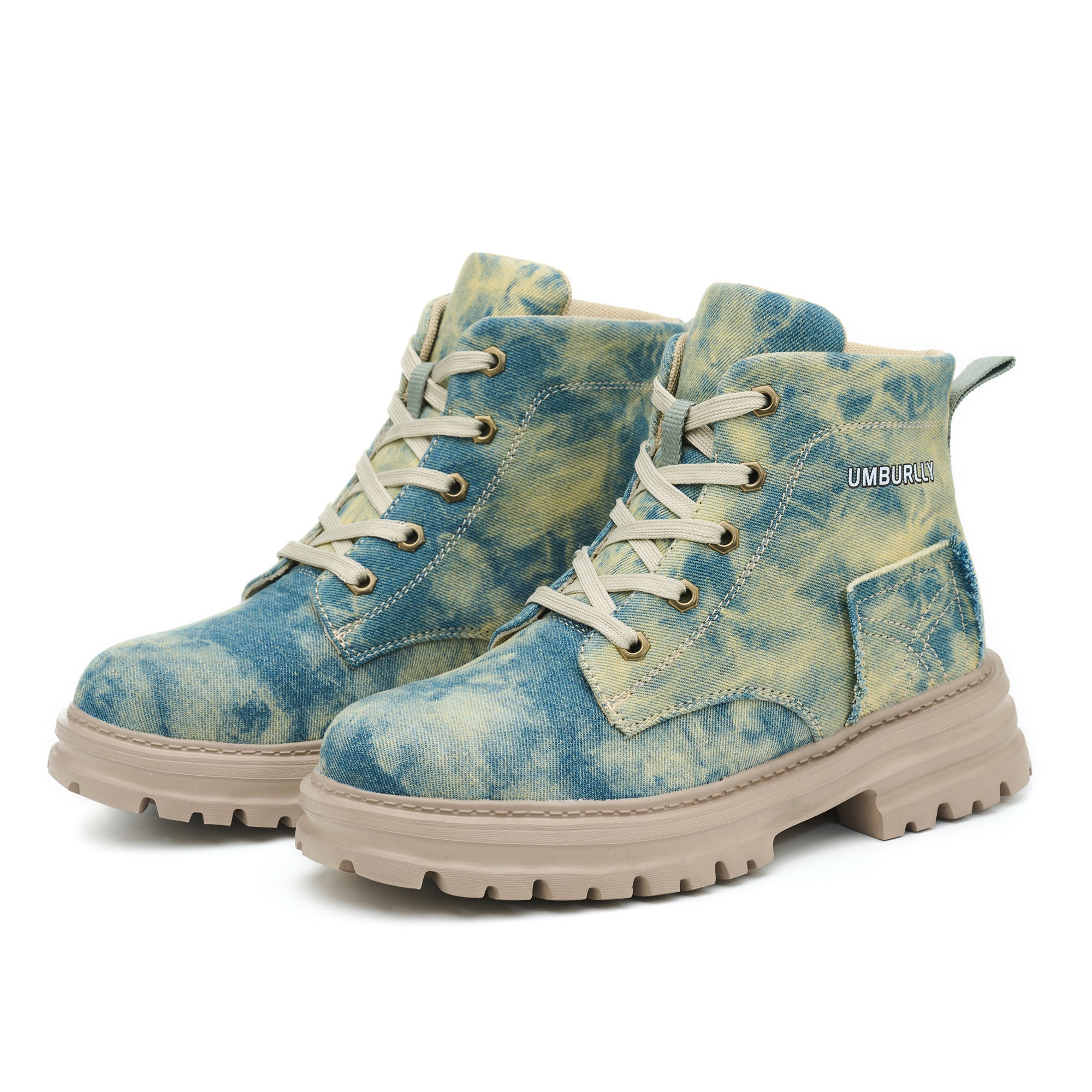 Women's Canvas Steel Toe Work Boots - Slip Resistant | B335