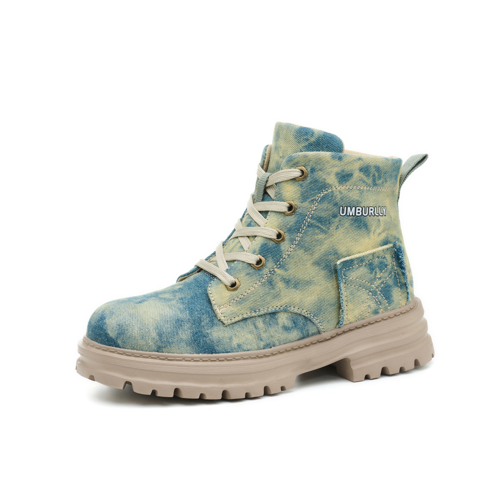 Women's Canvas Steel Toe Work Boots - Slip Resistant | B335