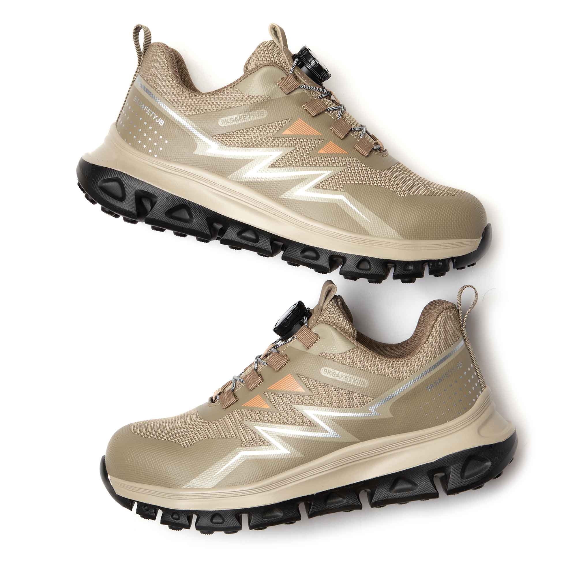 Women's Comfy Steel Toe Work Sneakers - Dial Lacing | B355