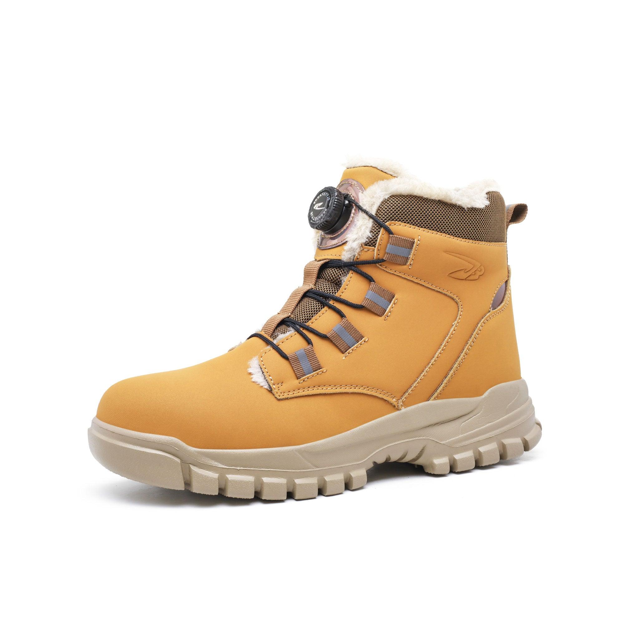 Women's HeatWave Steel Toe Winter Boots - Fleece Lining & Knob Lacing | B318