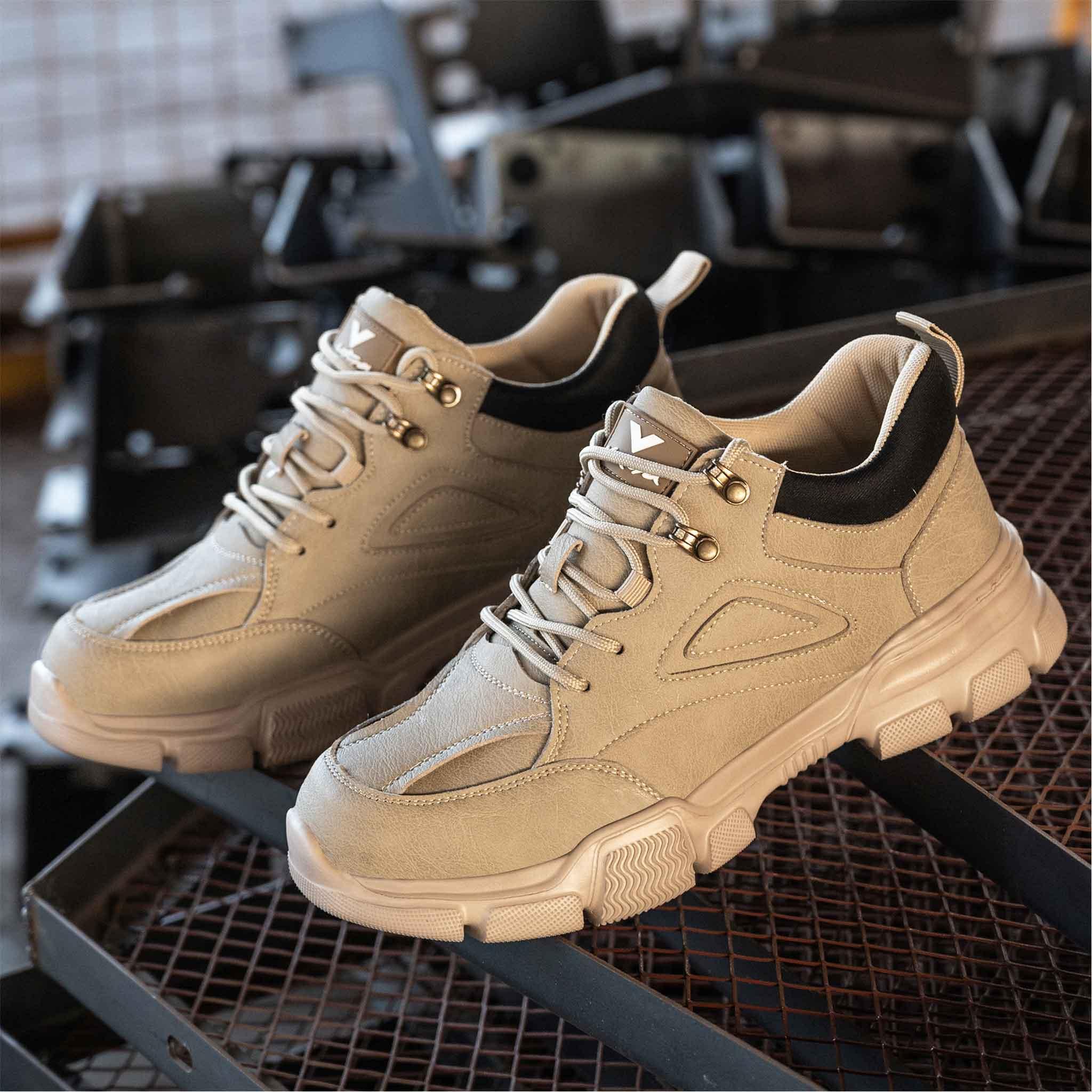 Women's Lightweight Steel Toe Boots - Shock Absorbing | B267