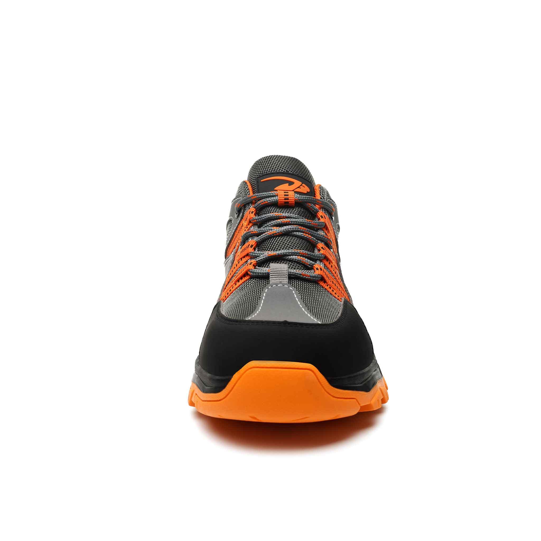 Women s Orange Trailblazer Steel Toe Work Shoes Hiking Inspired B281 USINEPRO