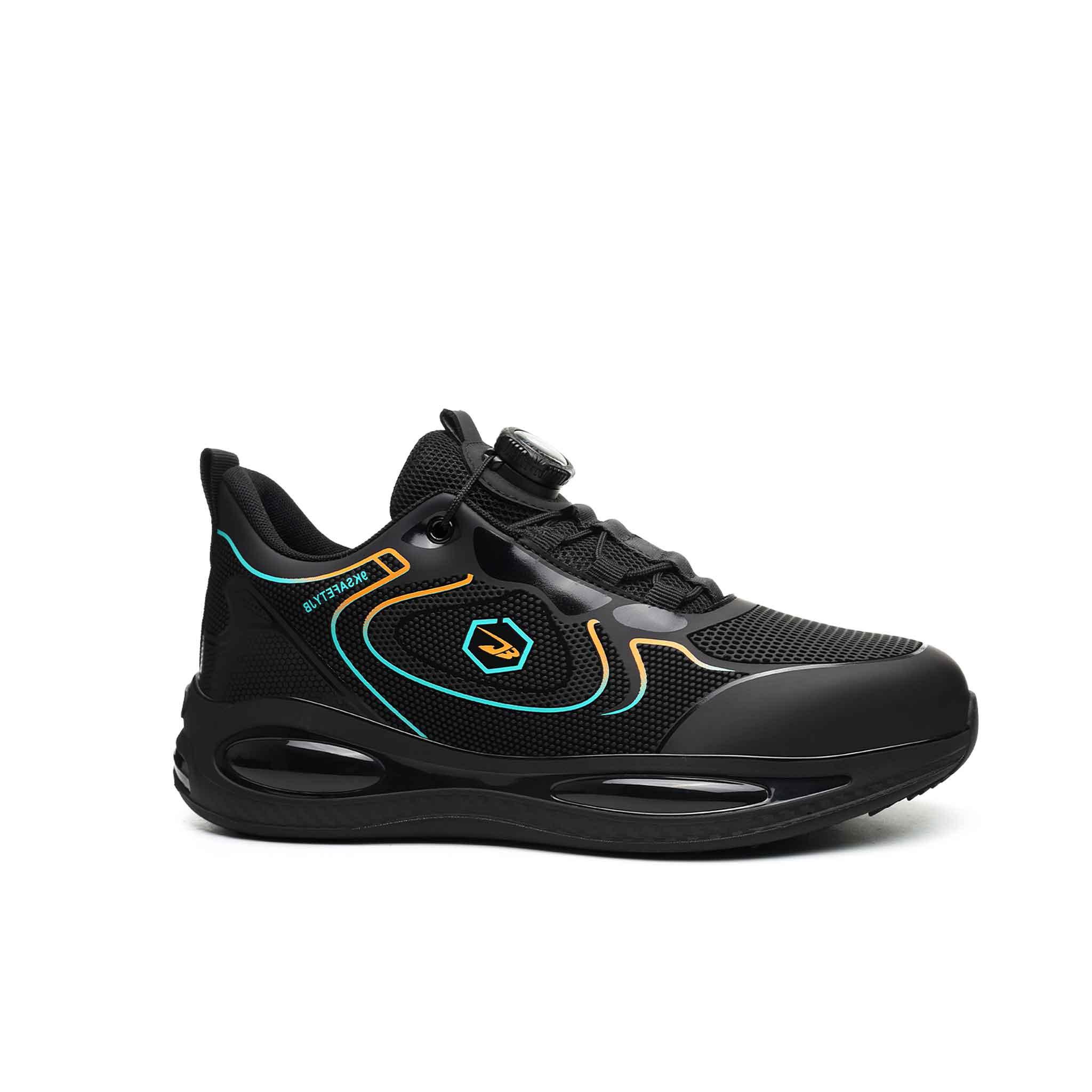 Women's Shock Absorbing Steel Toe Shoes - Cushioned Comfort | B304